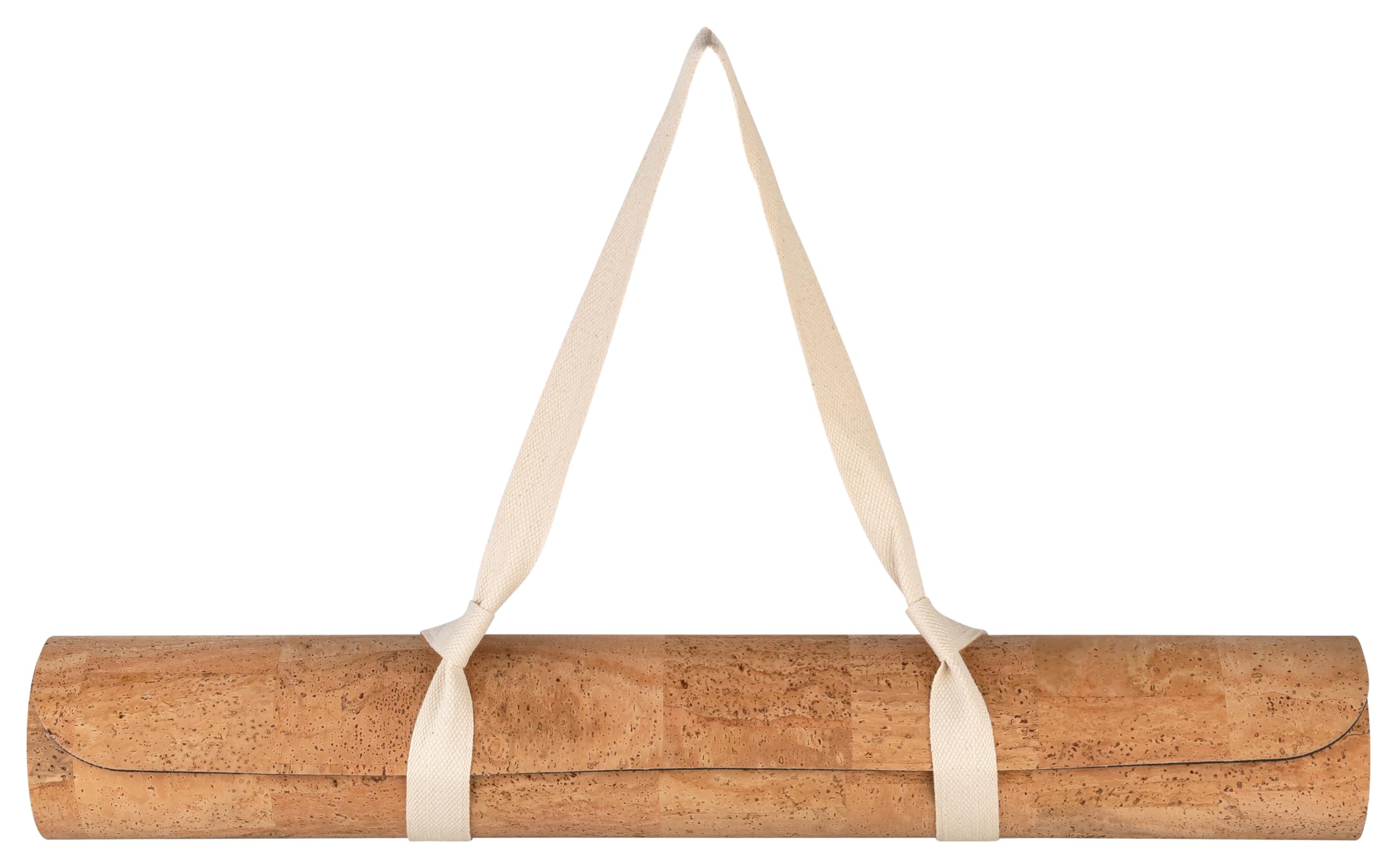 Yogamatte aus Kork | Yoga Matte | 100% Kork | beige | Gymnastikmatte 180x66cm | edles Design abgerundete Ecken | angenehme Haptik | antibakteriell | rutschfest