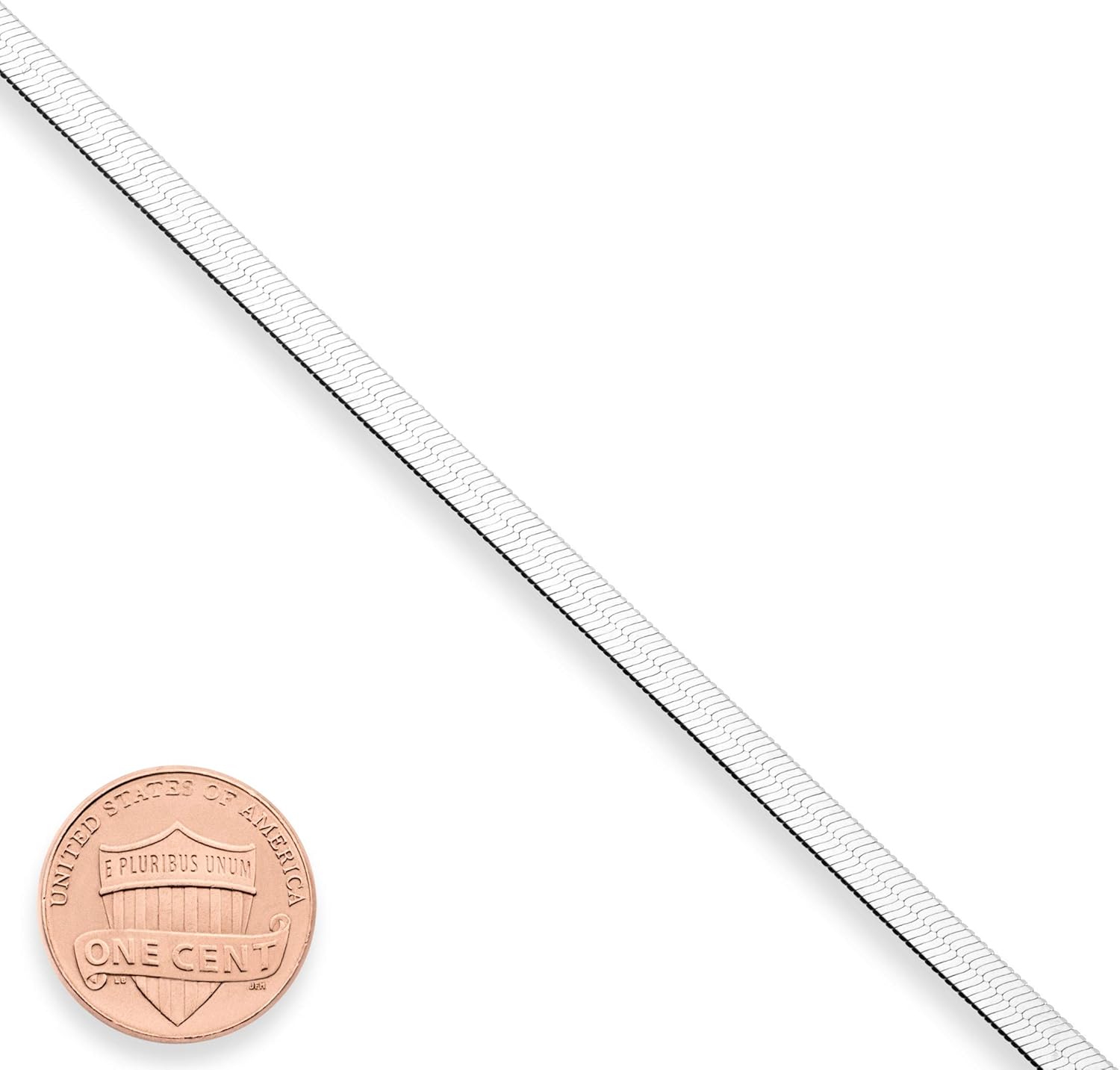 Miabella 925 Sterling Silver Italian Solid 3.5mm Flexible Flat Herringbone Link Chain Anklet Ankle Bracelet for Women, Made in Italy - Image 2