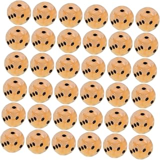 50pcs Round Corner Acrylic Dice for Board Games Math Teaching Party Favors Role Playing Classroom Activities with Balanced and Smooth Edges