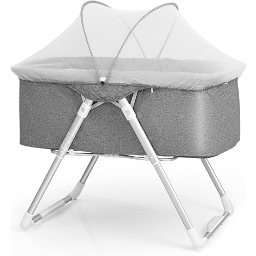 HONEY JOY Baby 2 in 1 Rocking Cradle