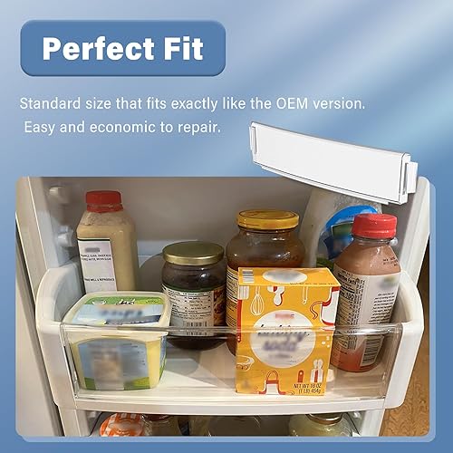 Miniatura 4 de ANTOBLE WR71X10761 - Estantes de puerta de refrigerador, compatible con GE para refrigerador, módulo de inserción de estante de repuesto