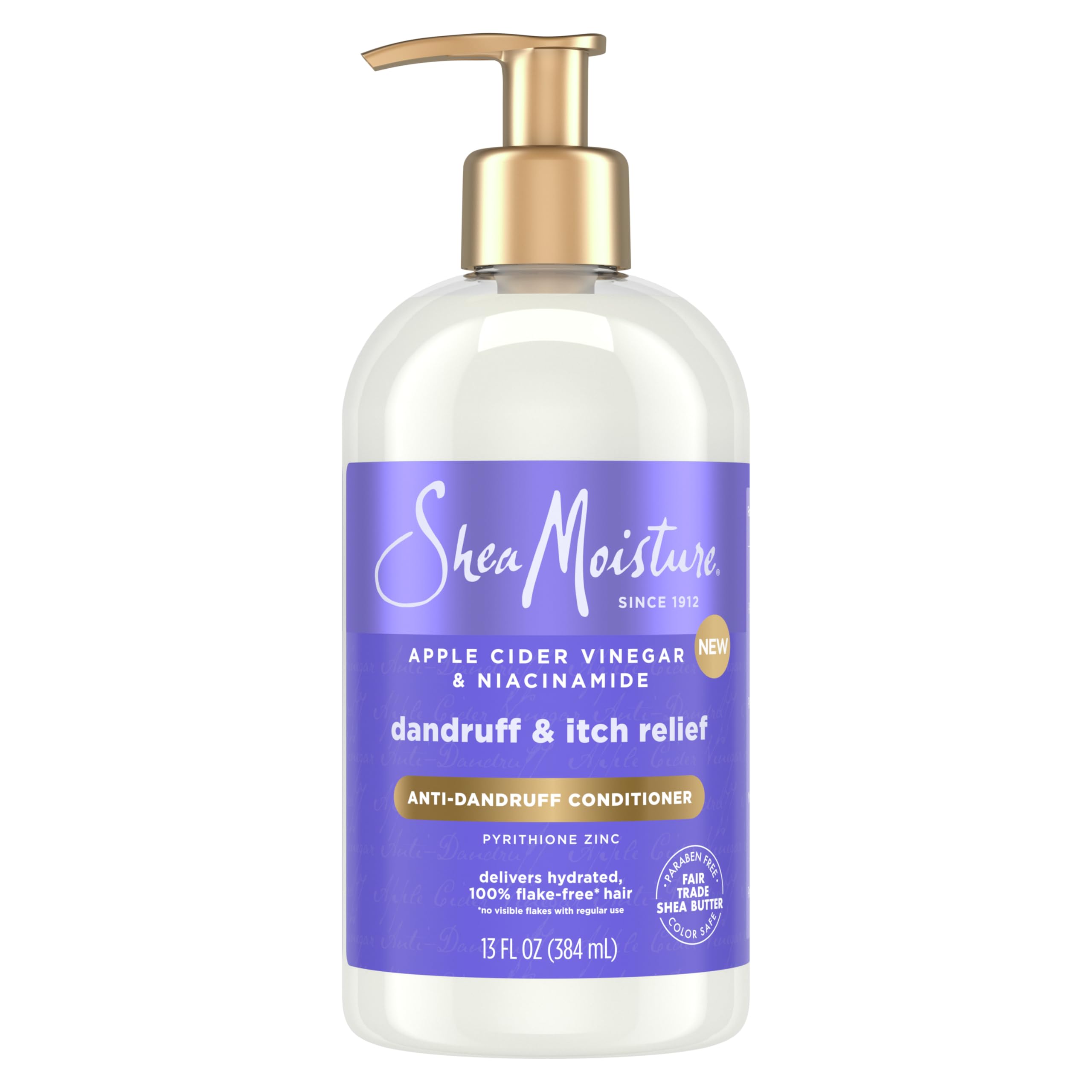 SHEA MOISTURE SheaMoisture Hair Care System For Stronger Hair & Healthier Scalp Anti-Dandruff Conditioner Formulated with Apple Cider Vinegar and Fair Trade Shea Butter 13 oz