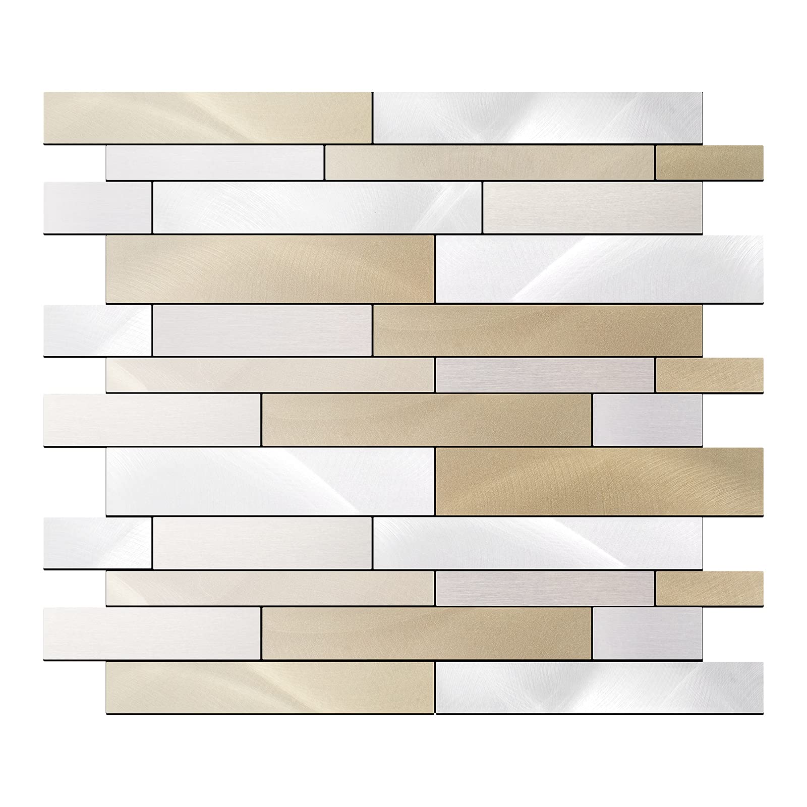 Buy Ehomgar Backsplash Peel and Stick Tiles, Metal Surface Backsplash