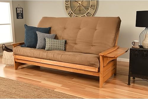 Miniatura 2 de Colchón de tamaño Queen con bisagras en espiral (solo colchón) espuma negra de gamuza, resorte interior de algodón tradicional, casual, 8 pulgadas