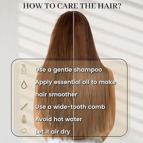 Miniatura 8 de Extensiones de cabello humano real, 4.23 oz, 8 piezas engrosadas y sedosas rectas con clip, 18 pulgadas, #1 negro azabache doble trama