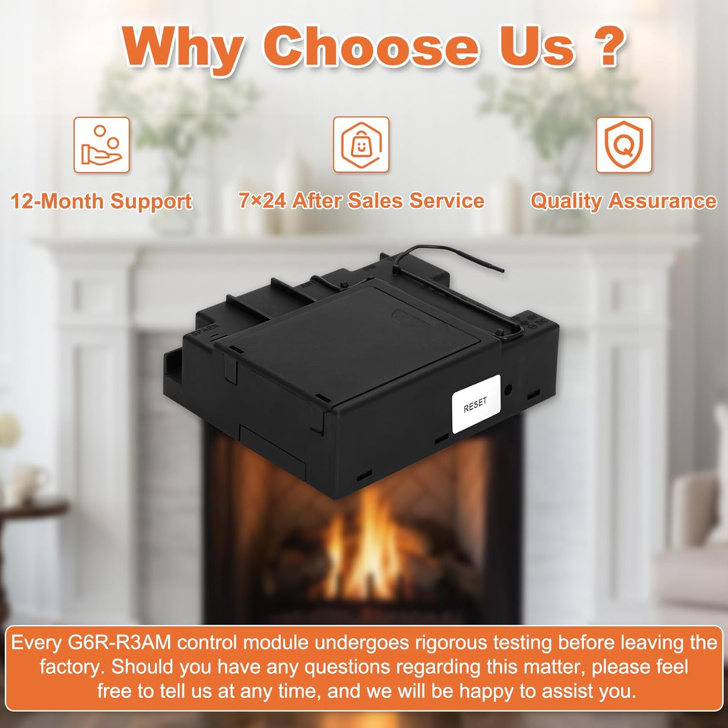 GV60 G6R-R3AM Control Module Receiver Kit with Wiring Harness Compatible with Real Fyre、RH Peterson、Valor and Empire (Black) Does not Include Batteries