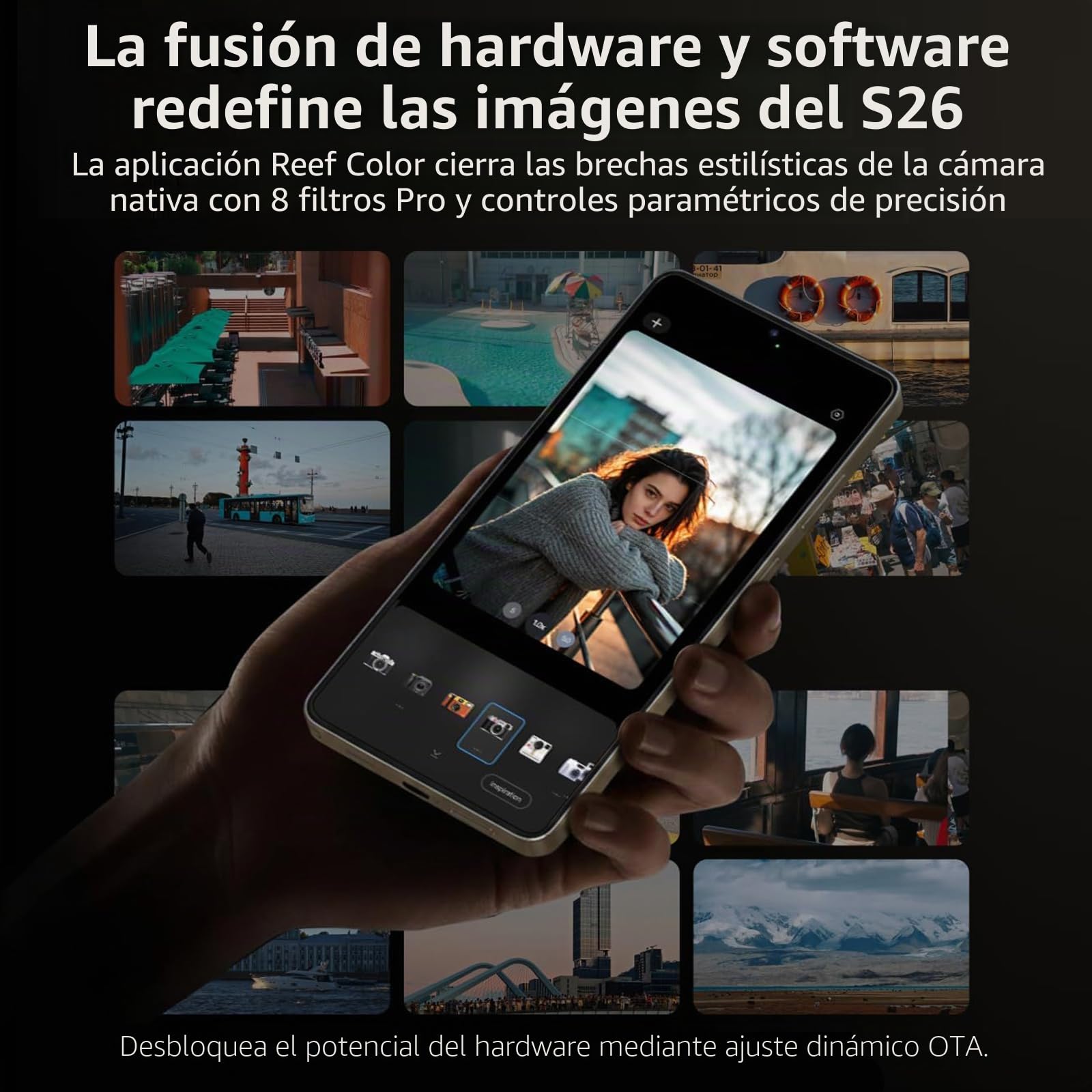 Master Grip para Samsung Galaxy S26 Ultra, Empuñadura de cámara con Batería de 3200 mAh, Filtro ND16, Flash del Teléfono Móvil, Carga Inalámbrica, Funda Magsafe,Empuñadura de Cámara para S26 DSLR