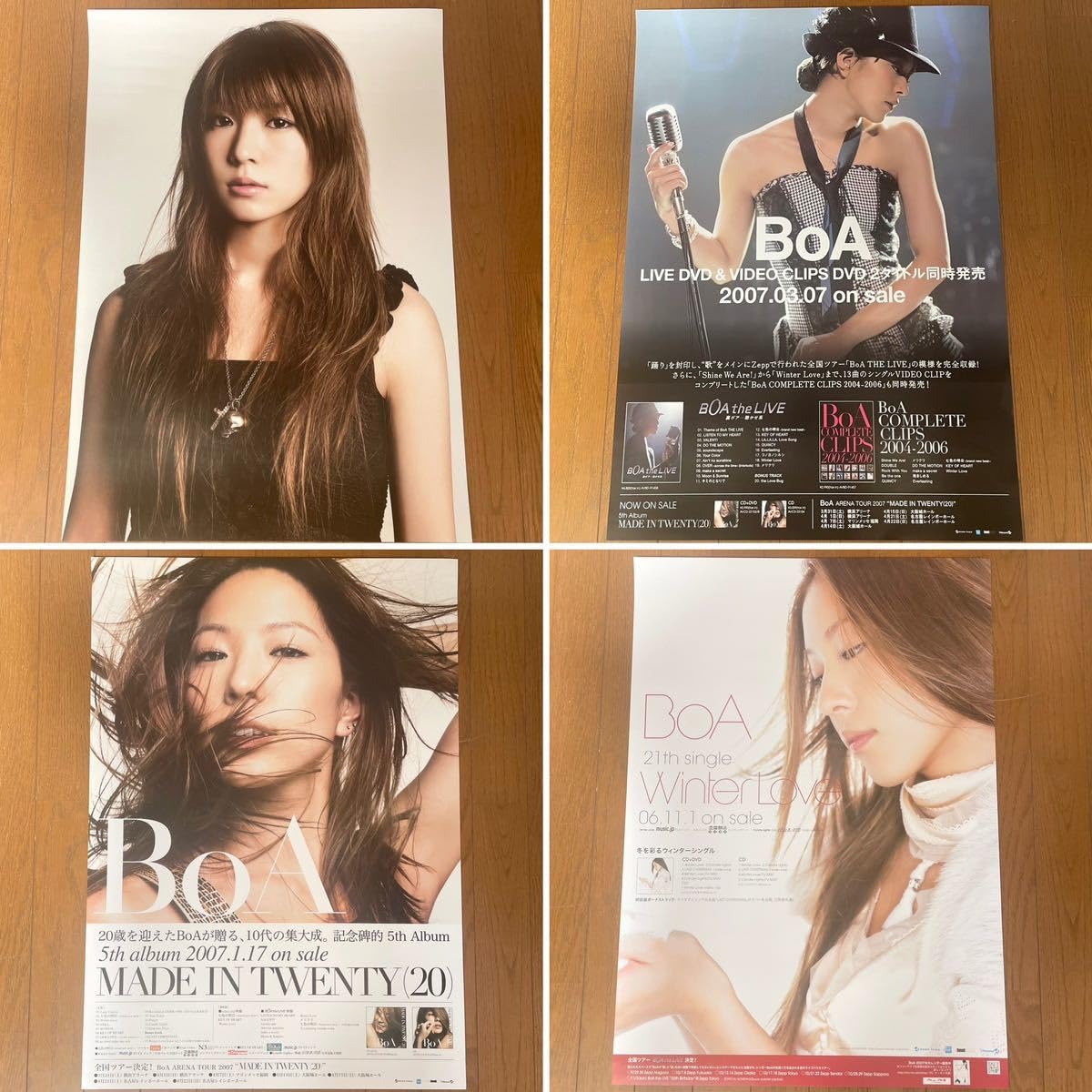 BOA　ポスター　2006年アルバム発売告知　当時品 BOA ポスター 2006年アルバム発売告知 当時品