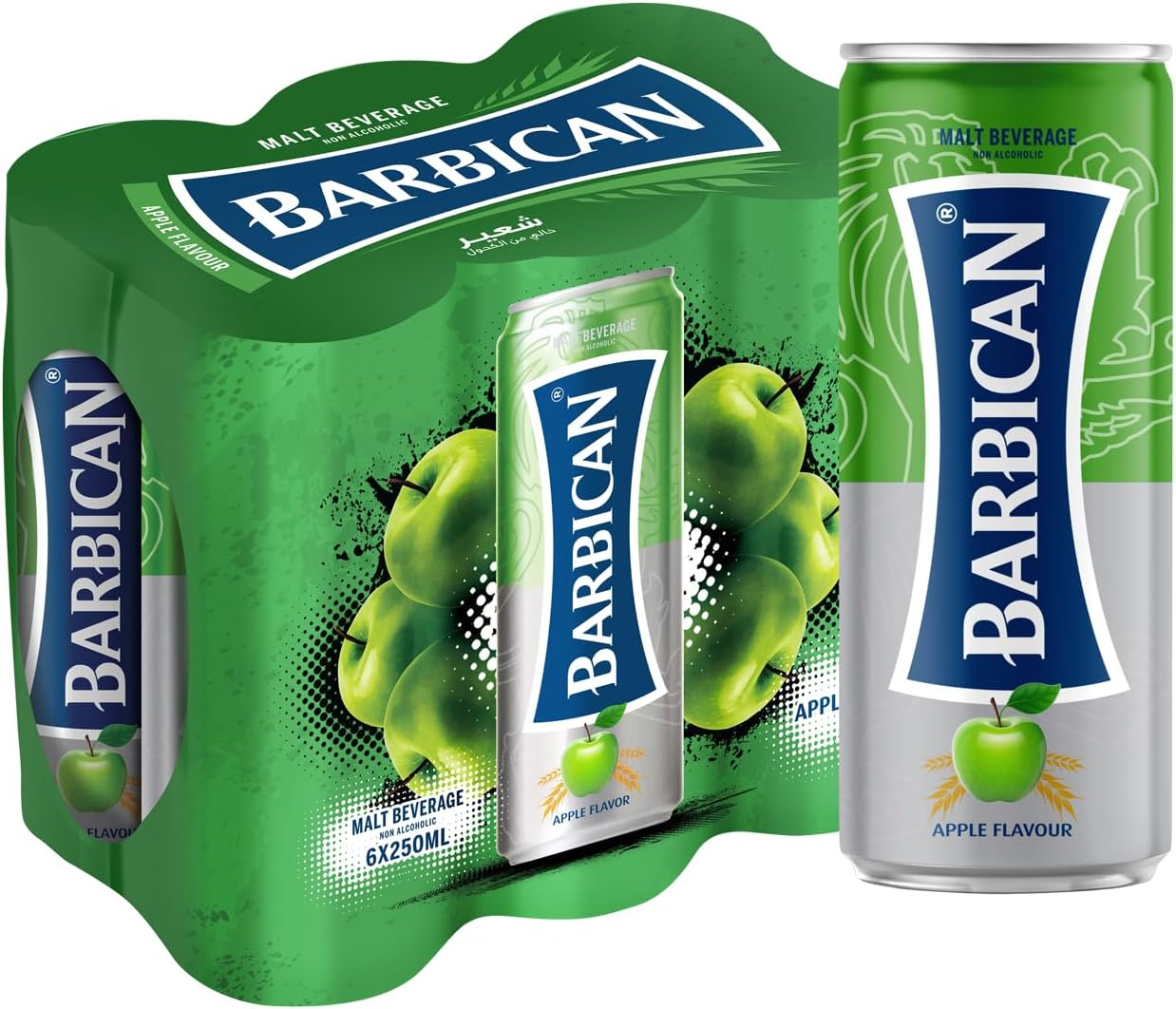 Barbican Malt Beverage Apple Flavour Non Alcoholic 250ml x 6
