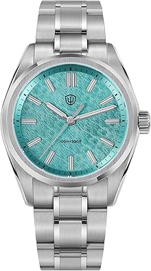 watchdives WD0003 Original Design Aventurine Men Watch VH31 Sweep Second Quartz Watch 36mm Sapphire Crystal Luxury Wristwatch 100m Waterproof