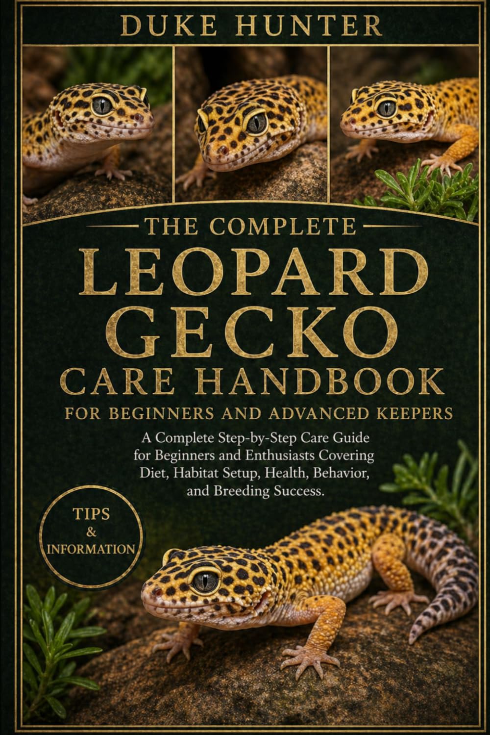 LEOPARD GECKO CARE HANDBOOK: A Complete Step-by-Step Care Guide for Beginners and Enthusiasts Covering Diet, Habitat Setup, Health, Behavior, and Breeding Success.