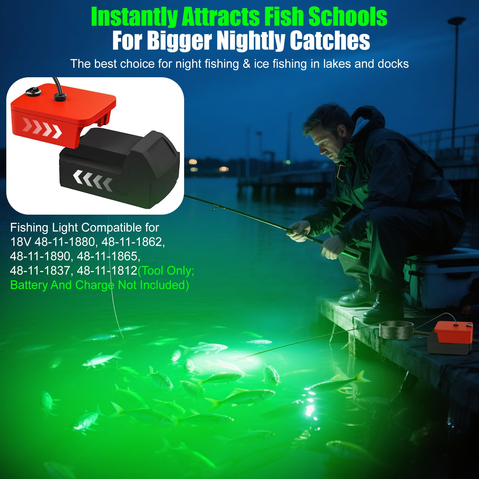 HUNTEYE TORCIA SC8XPE 250 LUMEN *KIT CON BATTERIA/CAVO/CARICA BATTERIA