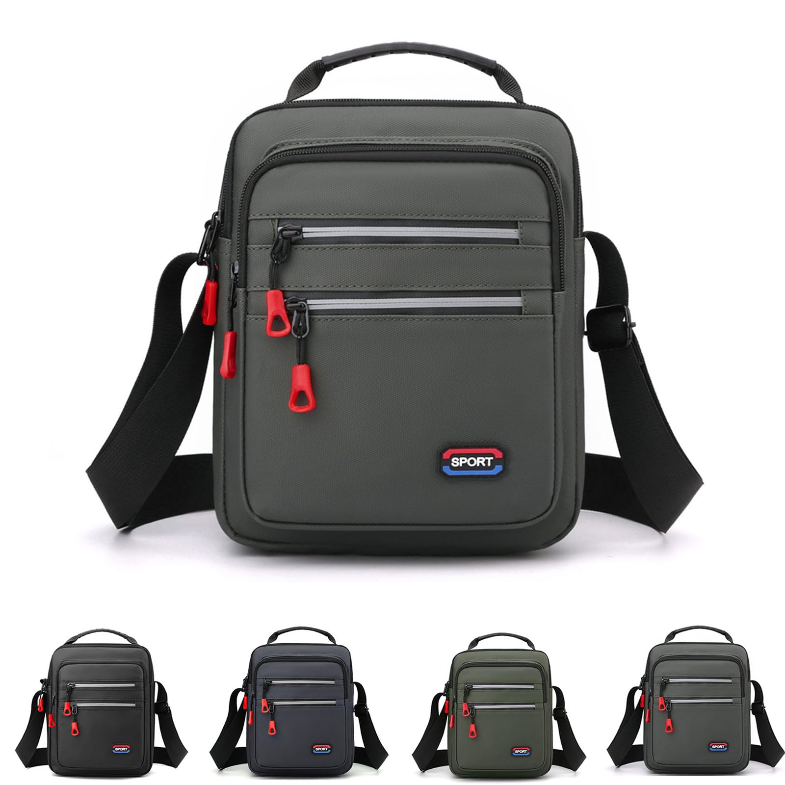 Messenger Bag For Men And Women Crossbody Bag With Adjustable Shoulder Strap Anti-Theft Classic Shoulder Bag