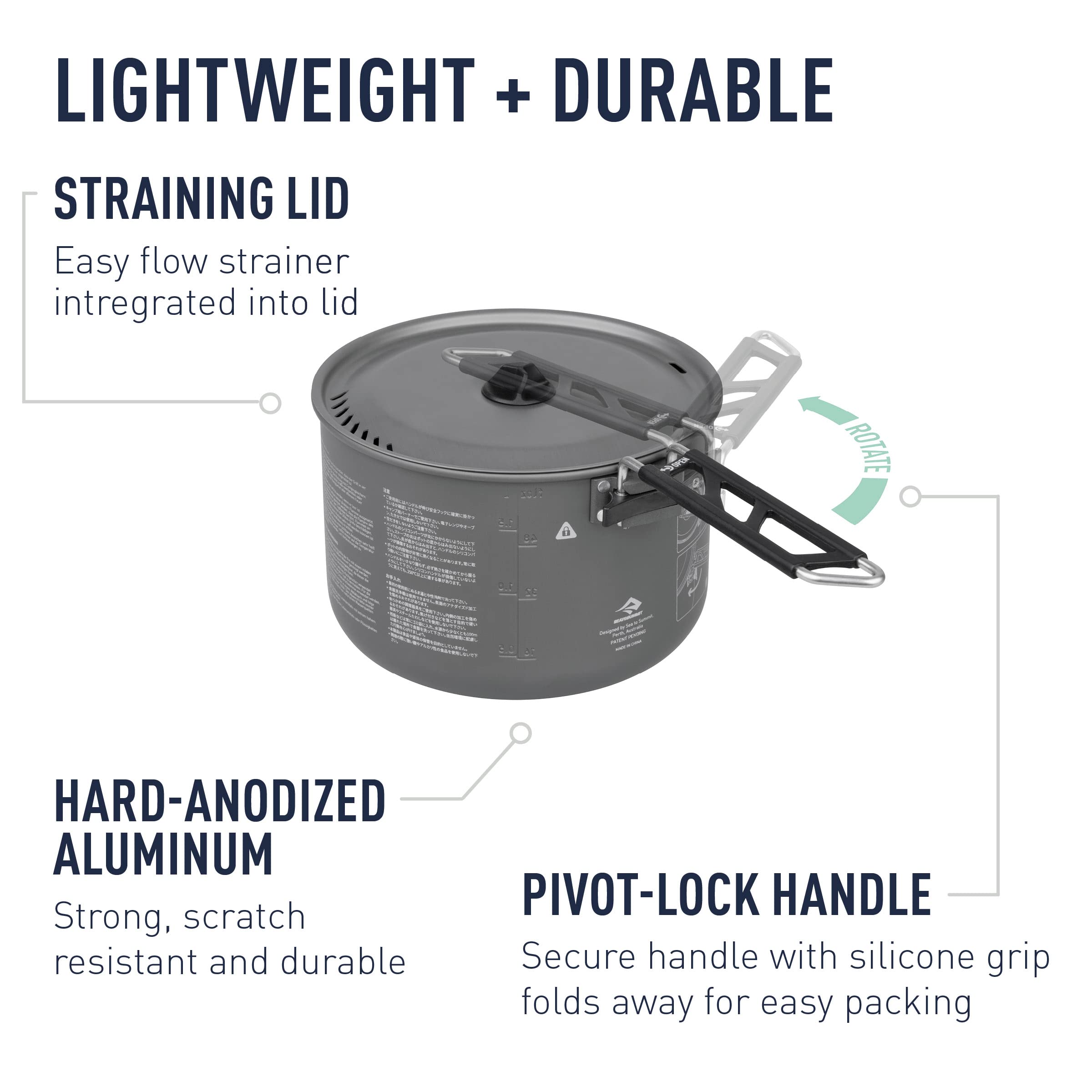 Amazon.com: Sea to Summit Alpha Lightweight Aluminum Camping Cook