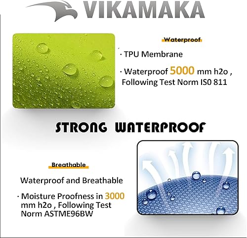 Miniatura 3 de Traje de lluvia impermeable para hombres, chaquetas de lluvia ligeras y pantalones reflectantes portátiles para motocicleta, ciclismo, equipo de