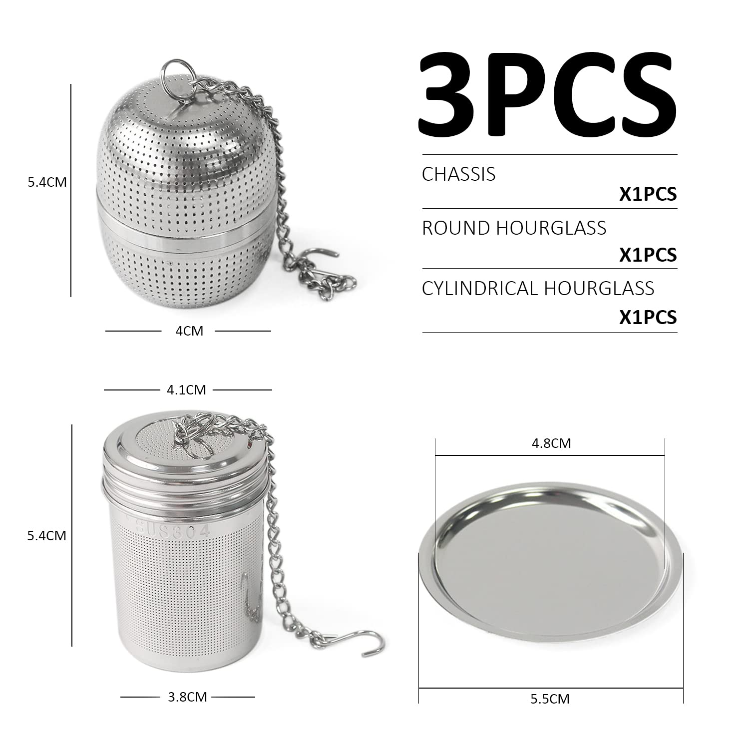 Sfera Per Spezie E Tè In Acciaio Inox – Colino A Maglia Fine, Riutilizzabile, Per Infusi E Diffusori, Multiuso In Cucina