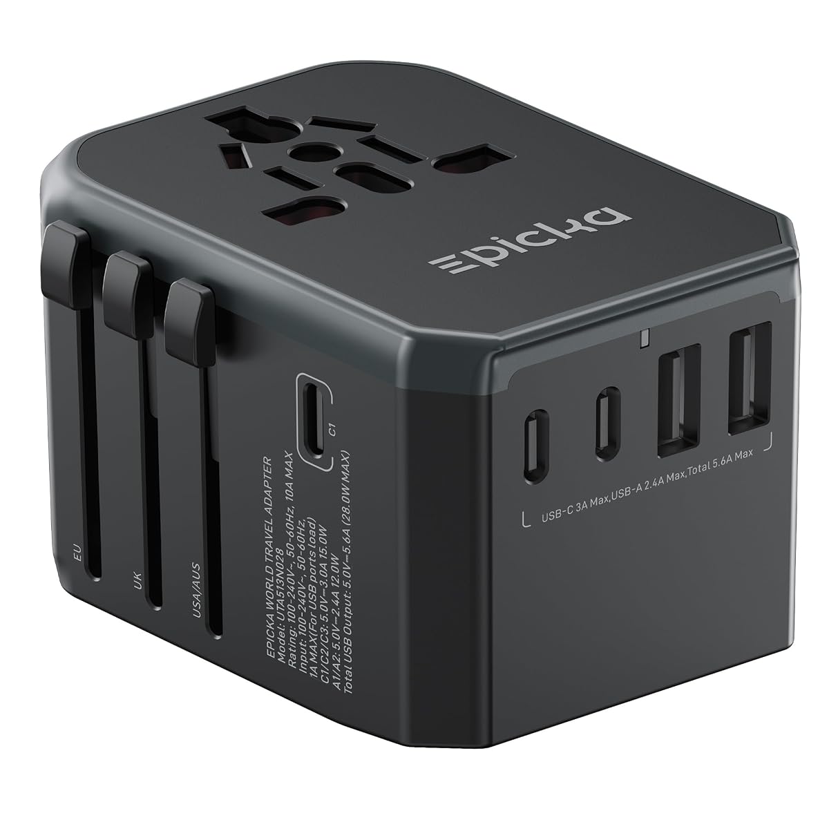 Best Seller Spotlight: EPICKA Universal Travel Adapter with 1AC/3 USB-C/2 USB-A Ports, why it stays a top pic
