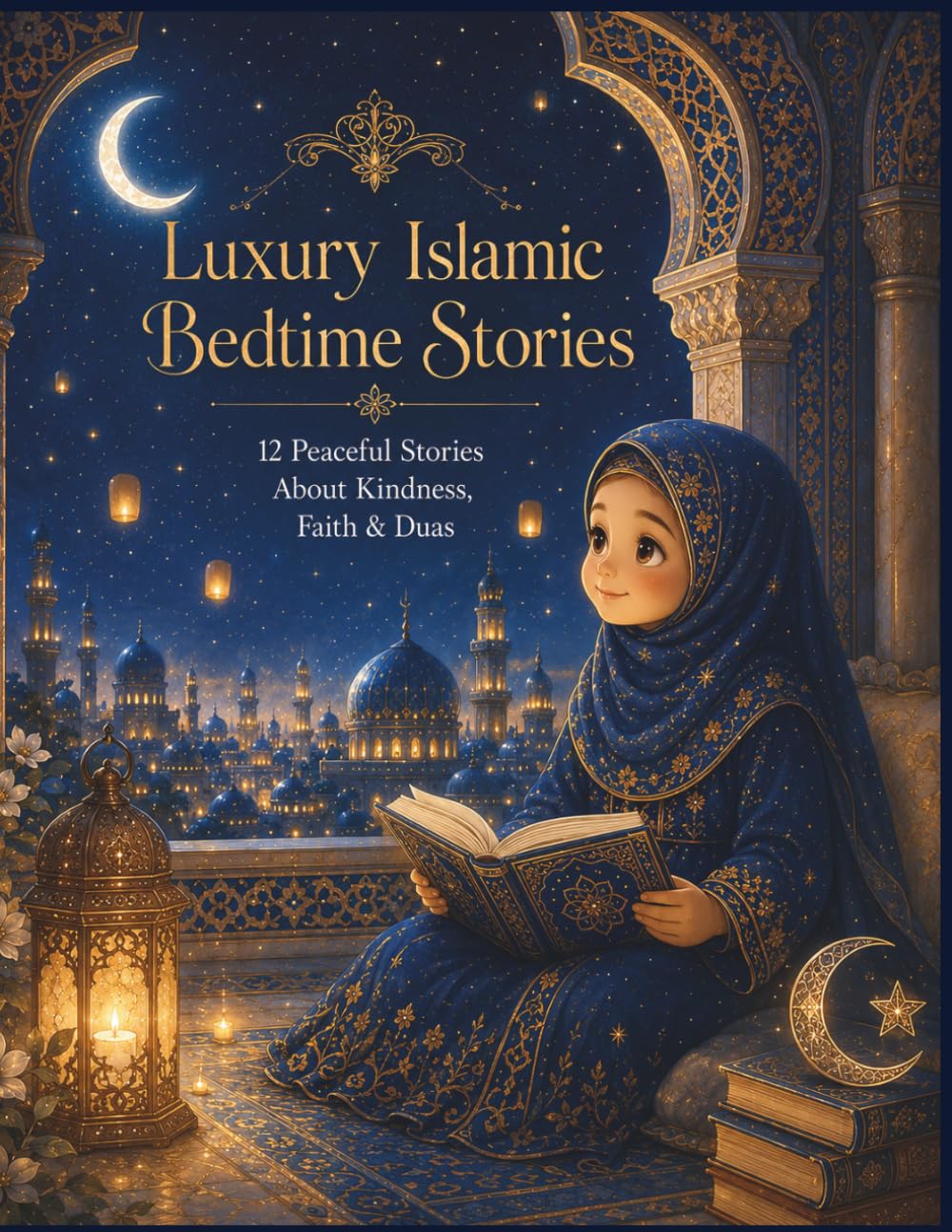 Luxury Islamic Bedtime Stories: 12 Peaceful Bedtime Stories About Kindness, Duas, Patience, Gratitude, and Islamic Values for Muslim Children