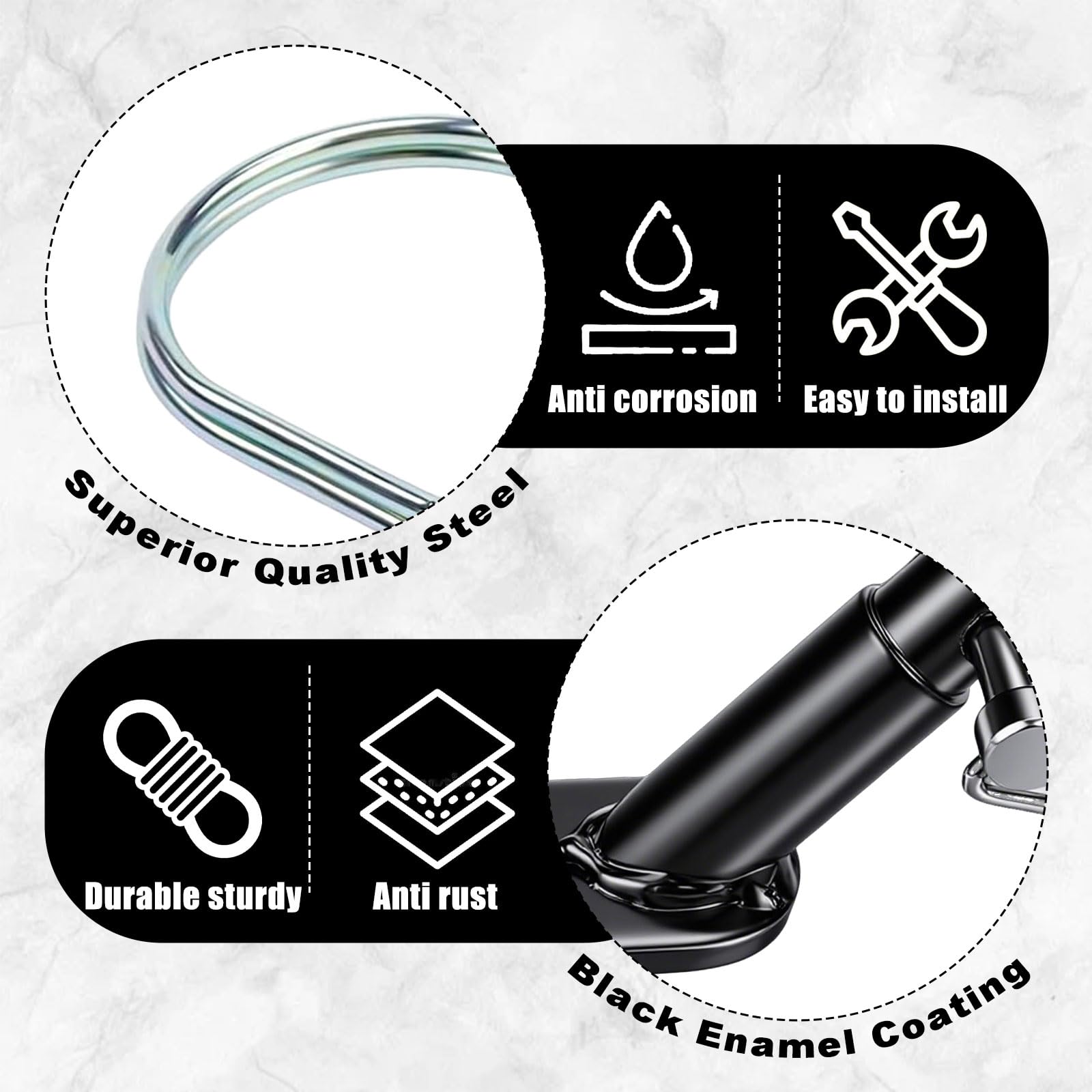 Gancio Rimorchio Bicicletta 2 Pezzi - Per Trasporto Bambini E Cani - Foto 2