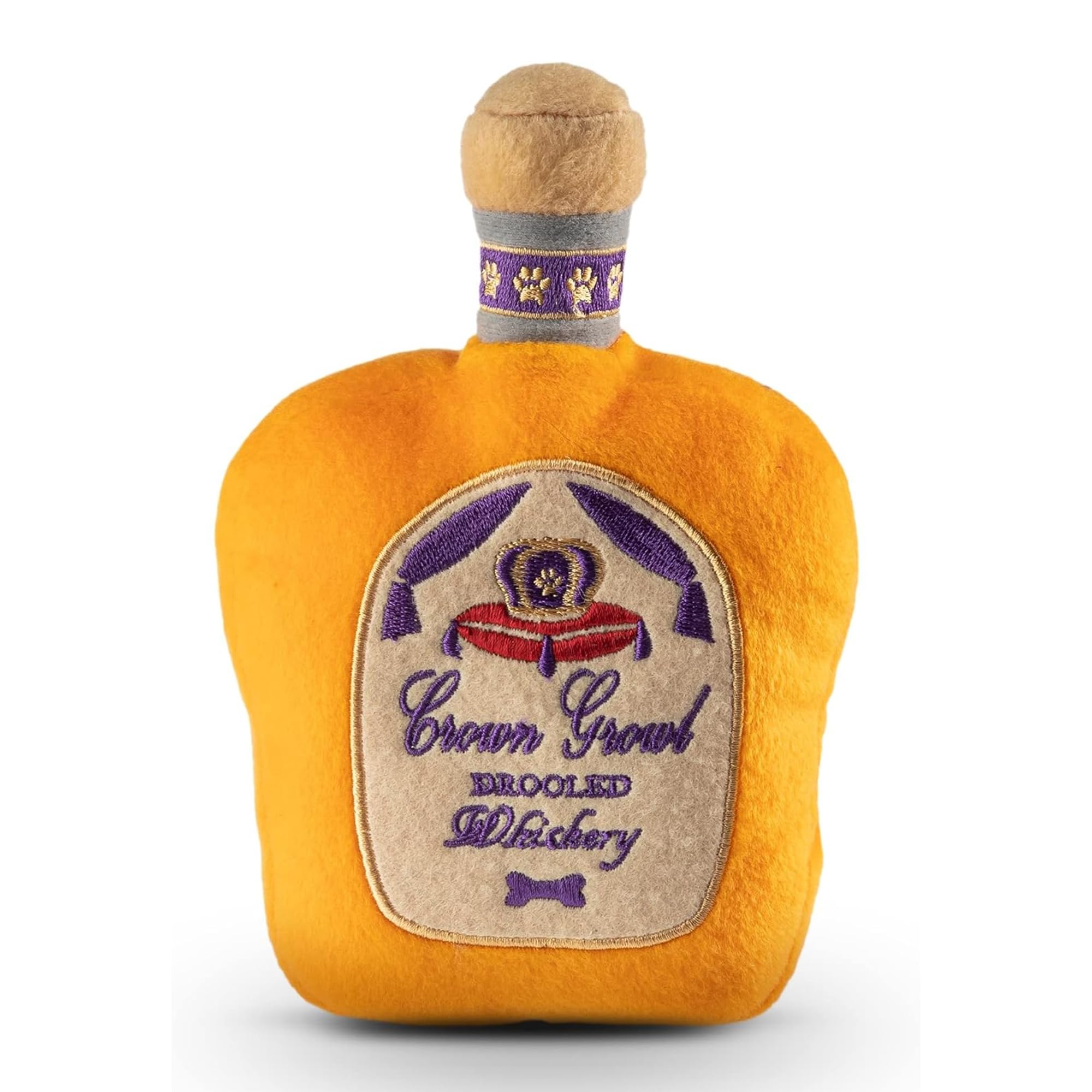 Dog Diggin Designs Libation Station Collection | Unique Squeaky Parody Plush Dog Toys – Shaken, Not Stirred