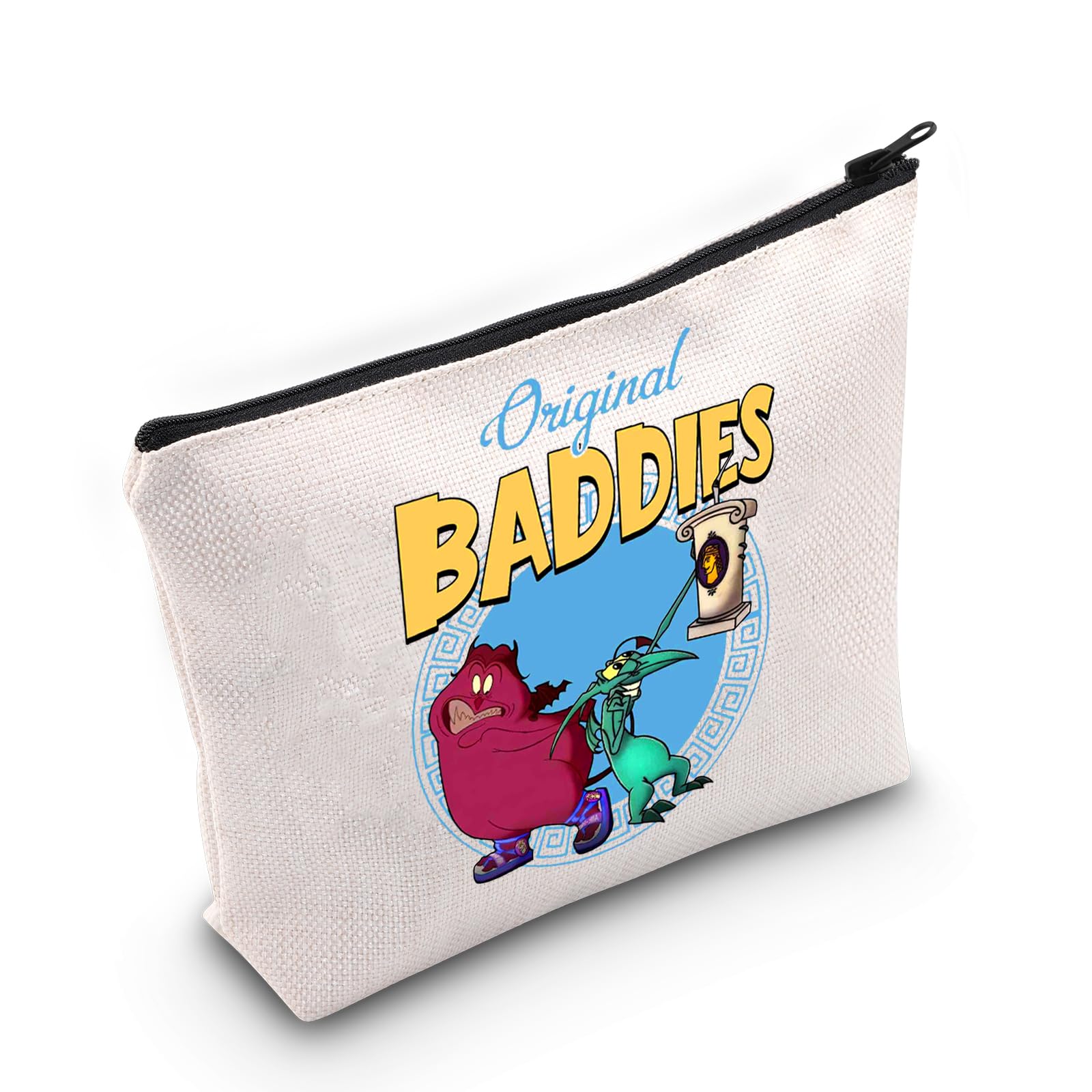 LEVLO Panic & Pain Cosmetic Bag Cartoon Movie Fans Gift Original Baddies Panic & Pain Zipper Pouch Bag Cartoon Animal Merch