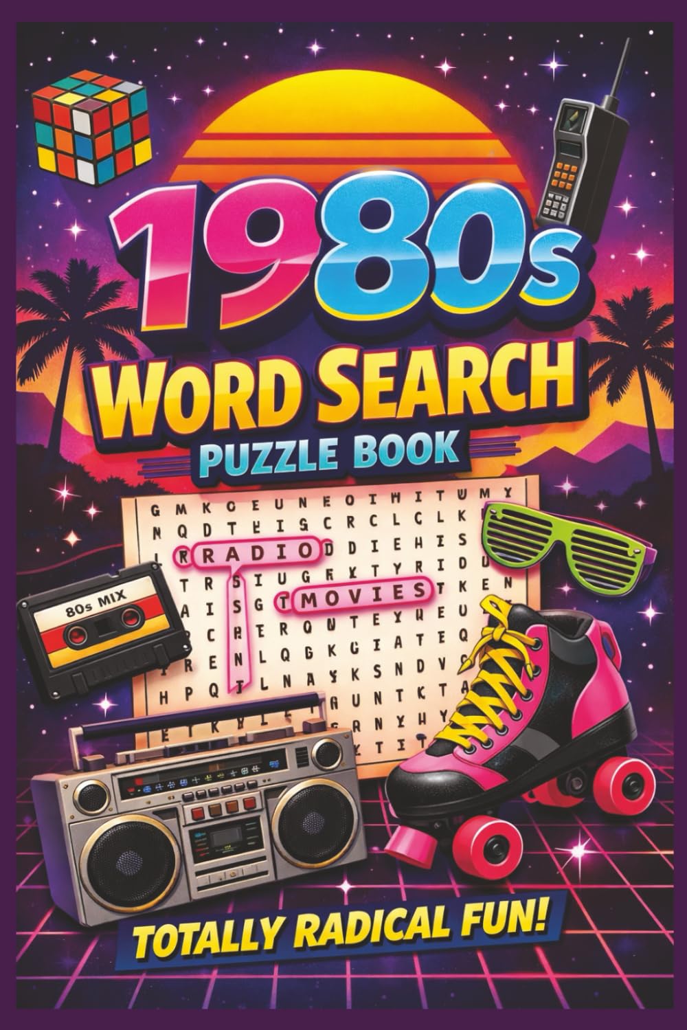 1980s Word Search Puzzle Book
