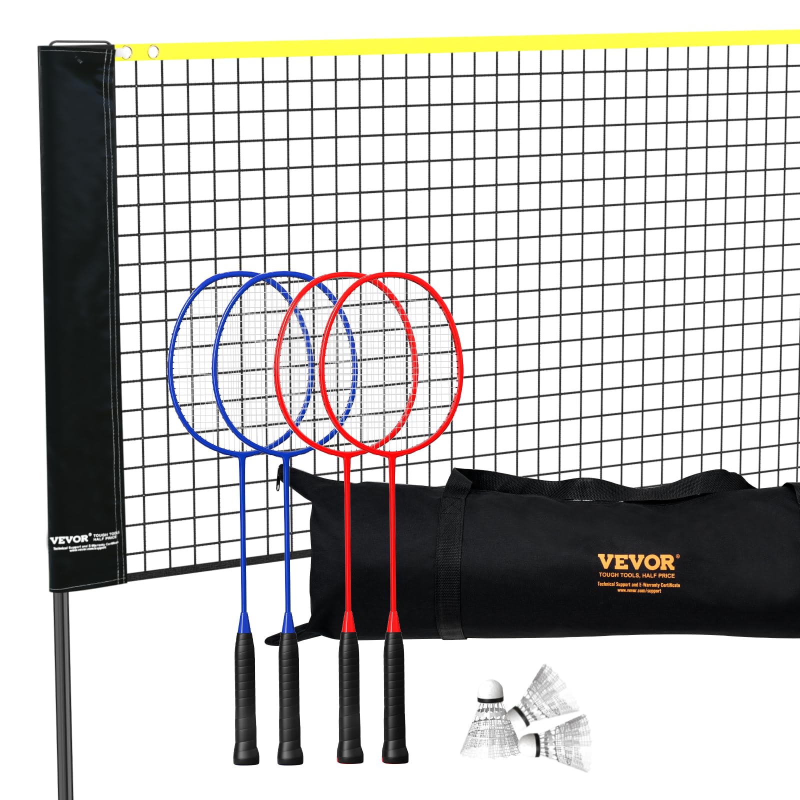 VEVORBadminton Net, Height Adjustable Volleyball Net