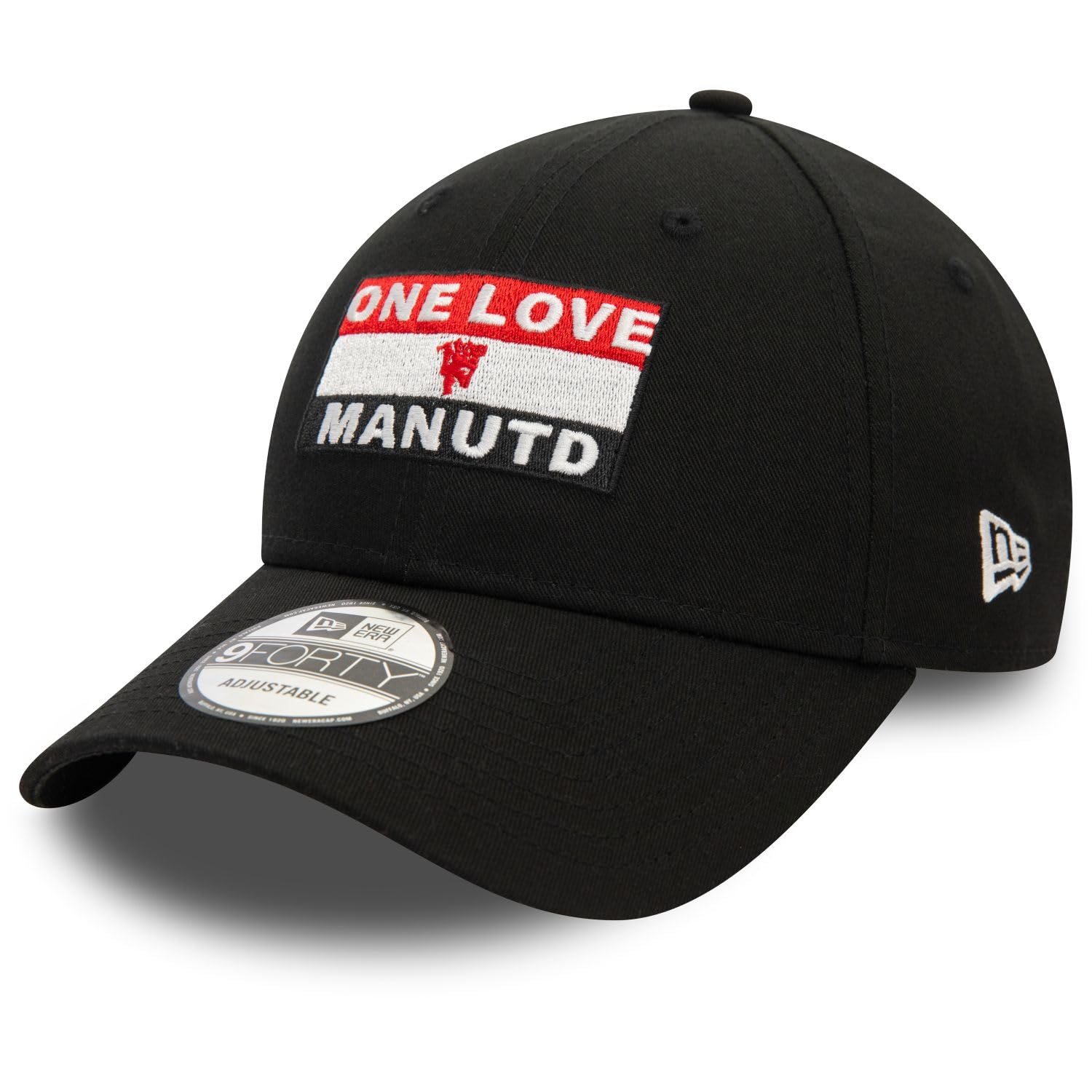 New Era9Forty Adjustable Cap - ONE Love Manchester United Black