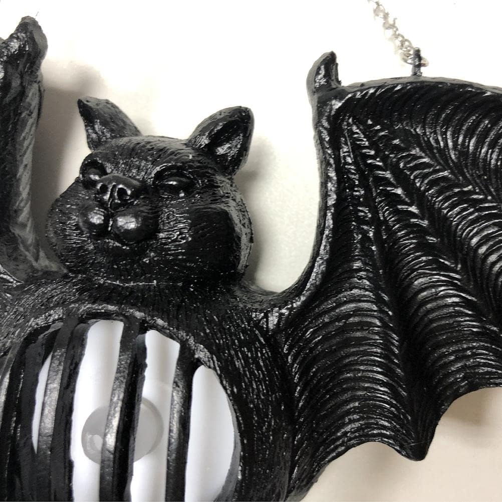 Halloween Lantern Lights Halloween LED Lantern Hanging Bat Flameless Lantern for Halloween Party Decoration (#1)