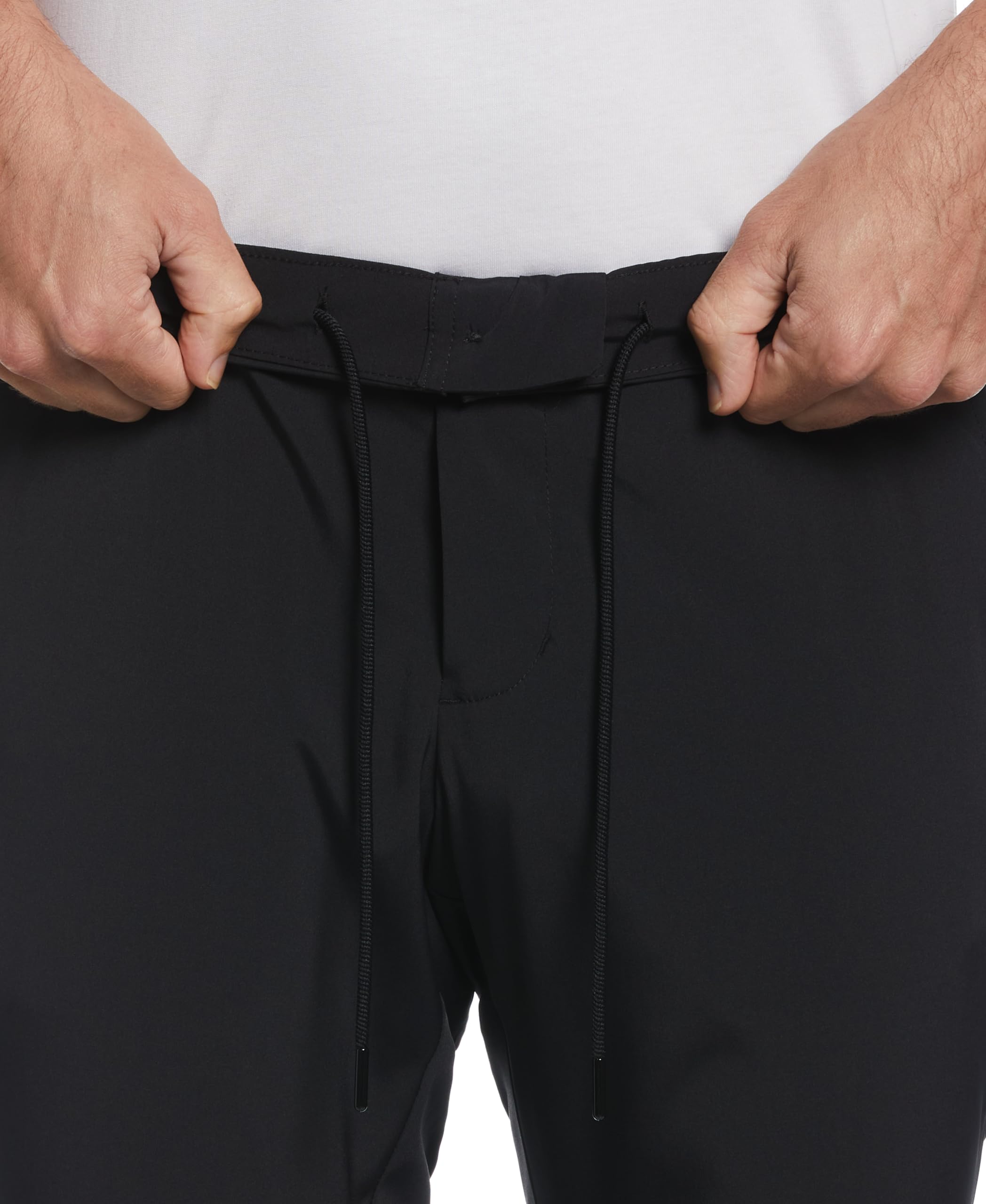 Perry Ellis Portfolio - Pantalón de Vestir Ajustado Casual con Cordón - Pantalones de Vestir Hombre