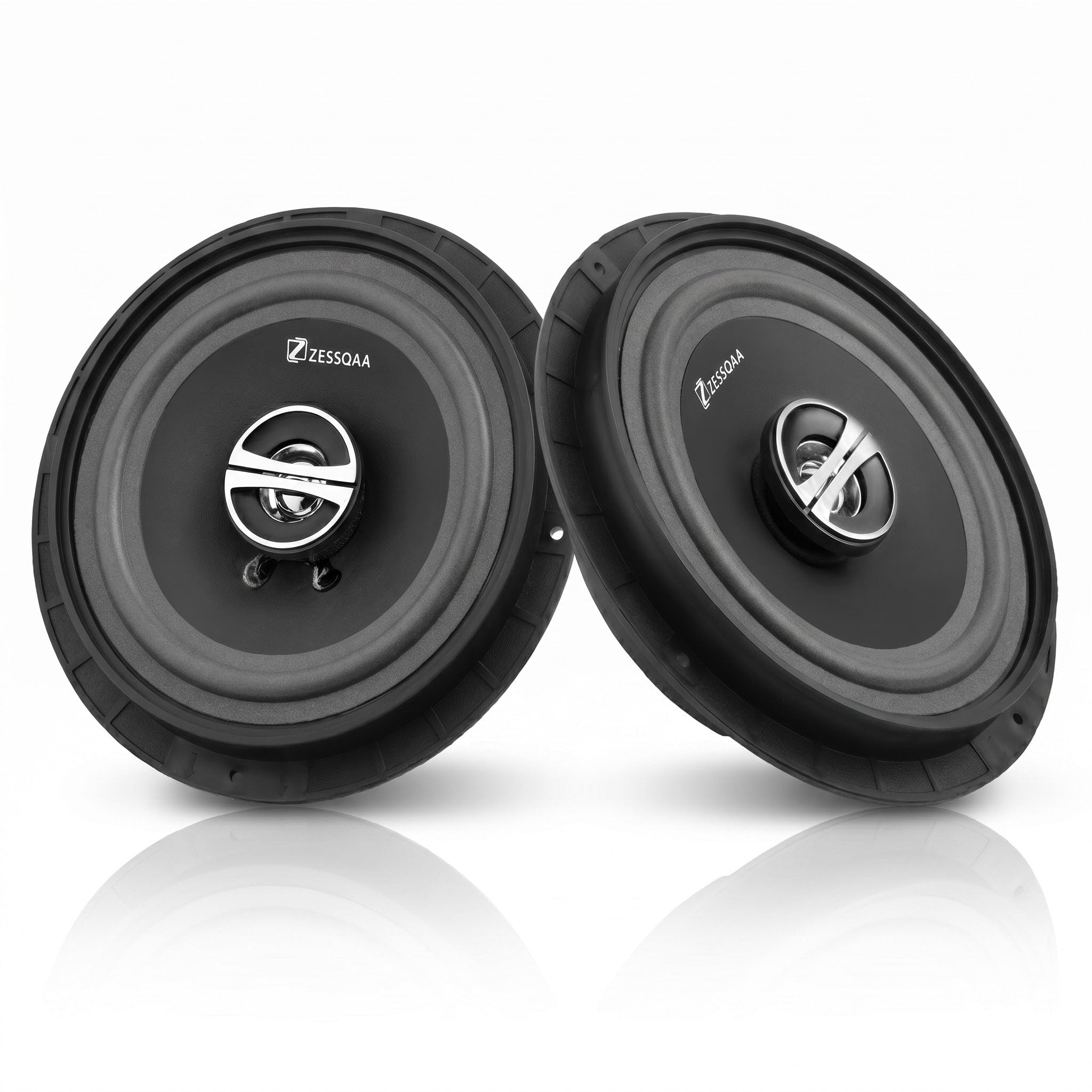 ZQ-650RG 6.5 Inch Car Speakers (Pair), 550W, 3-Way Coaxial, All-Weather Rain-Guard Design, Chrome Bridge Tweeter, Poly Mica Cone, Fits All Cars-image-39