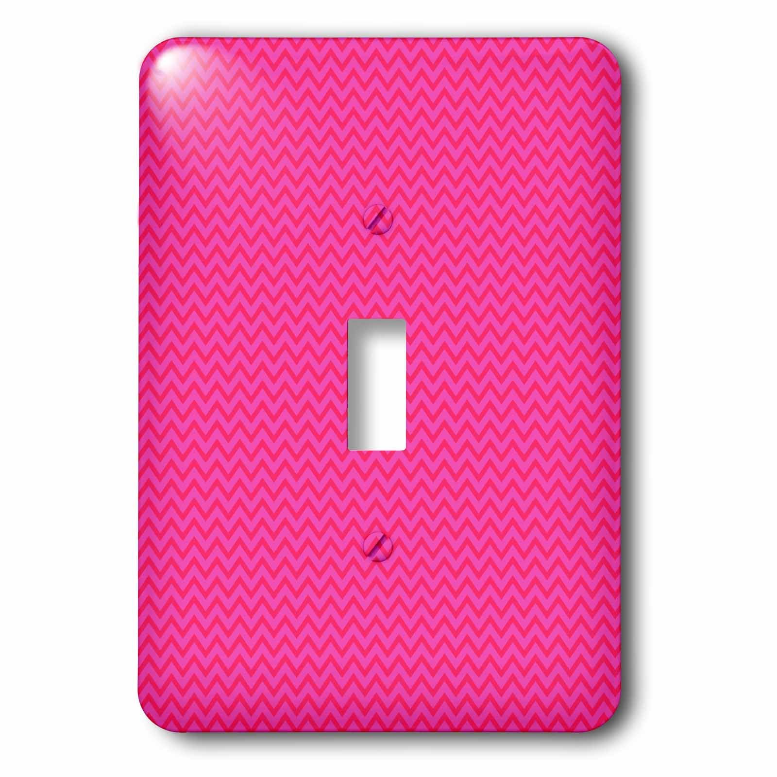 Interrupteur à bascule chevron rose abstrait 3dRose pour remplacer plaque standard