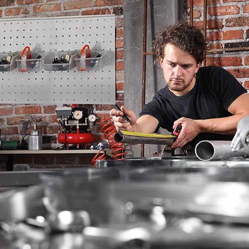 Miniatura 5 de Yookeer Kit de 16 cubos de tablero de clavijas con ganchos, organizadores de almacenamiento de plástico, contenedores de pared para tablero de