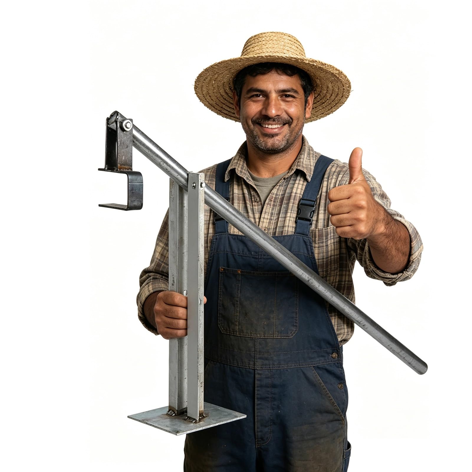 Jievmrs Fence Post Removal Puller for Pulling Out Tree Stump, Multi-Purpose Sapling Remover Tool Wood Post Puller, Heavy Duty Tree Branch/Root Removal Tools(Large)