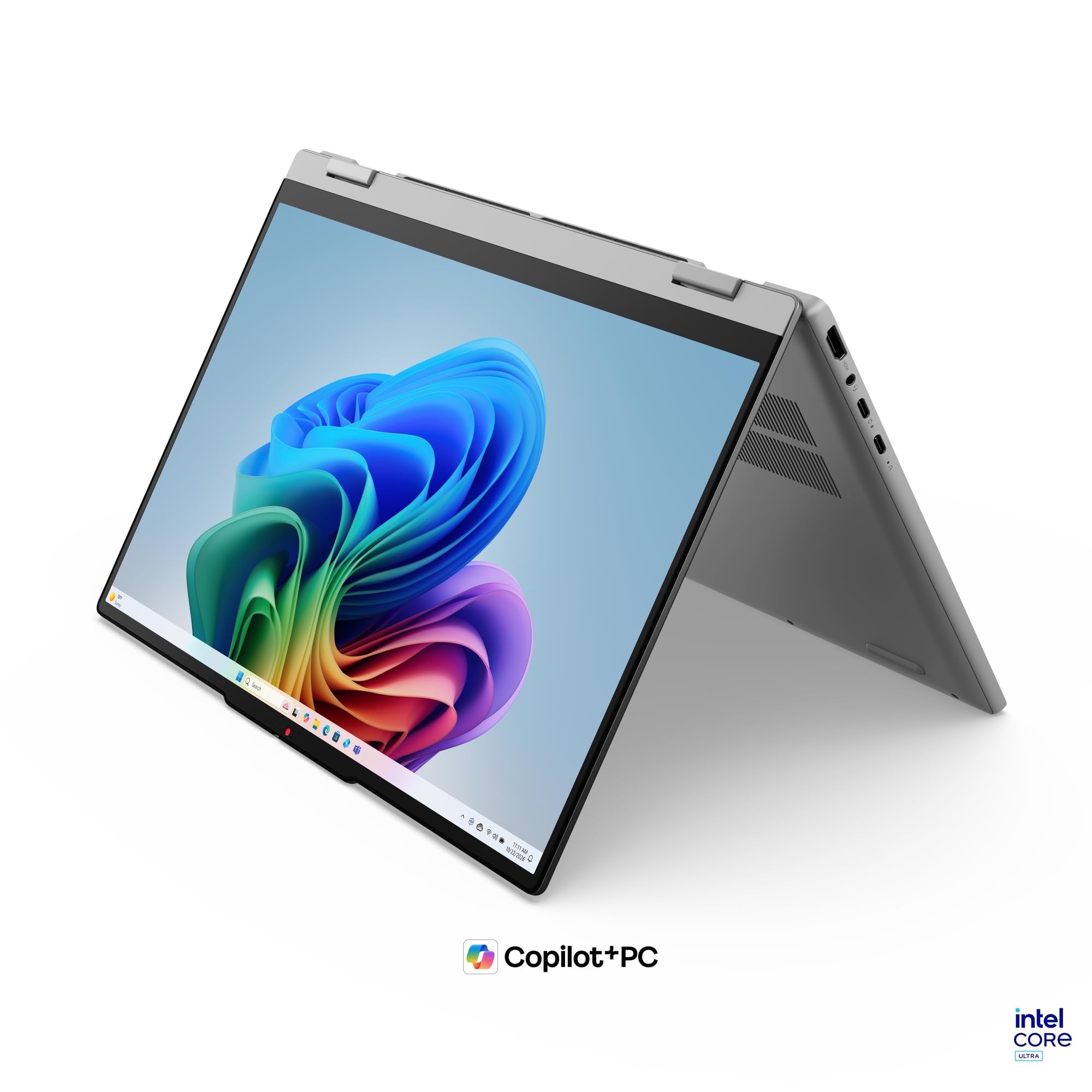 Lenovo IdeaPad 5i 2-in-1 Laptop | Copilot+ PC | 15.3" WUXGA Touch Display | Intel Core Ultra 7 355 | 16GB RAM | 1TBSSD | Integrierte Intel Grafik | Windows 11 | QWERTZ | Grau | 3 Monate Premium Care