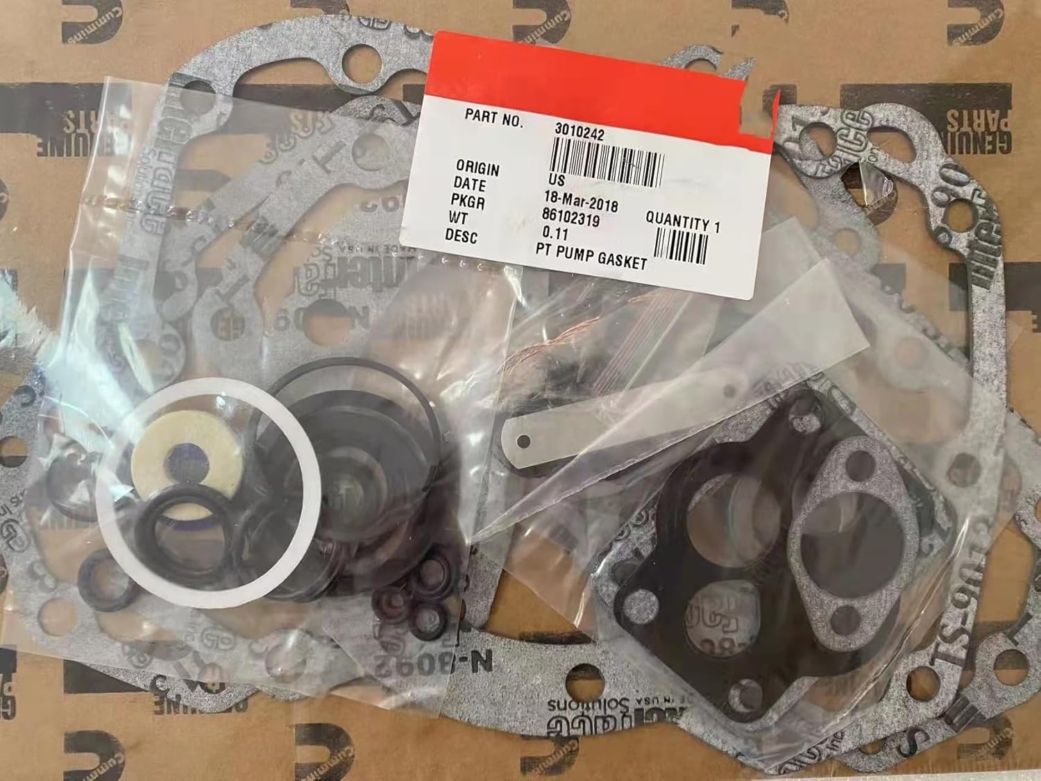 T.DI Original Diesel Pump Repair Kit 3010242 For Cuminss NT855 - (Color: 1 bag)