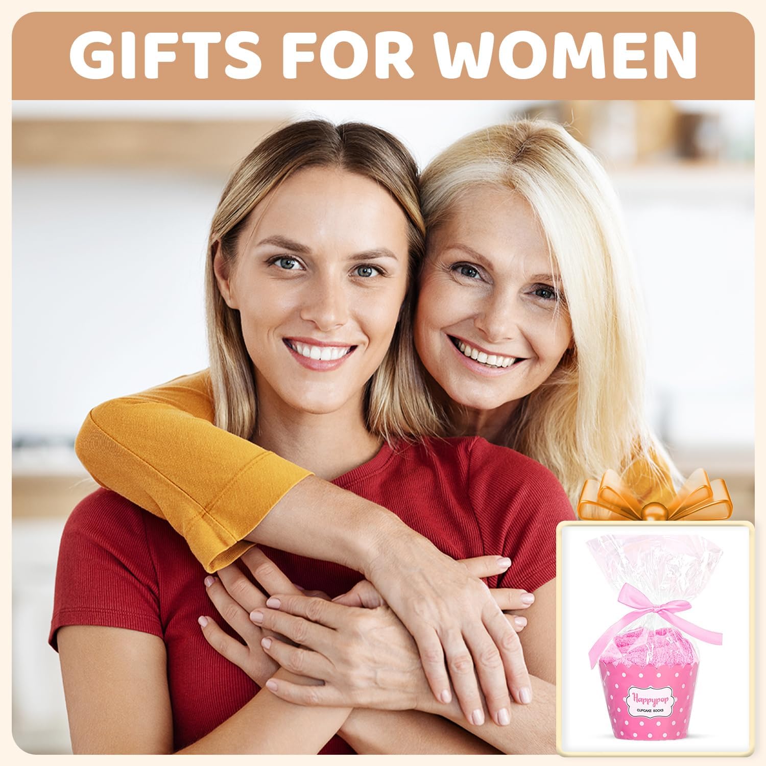 HAPPYPOP Mothers Day Socks - Gifts for Sister Mom Daughter in Law, Godmother Socks - Image 3