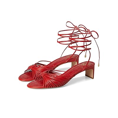 Vince Camuto Lory Ankle Wrap Kitten Heel Sandals Women