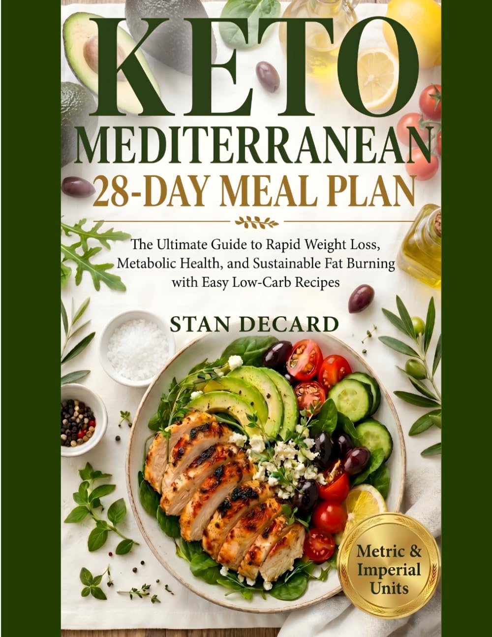Keto Mediterranean 28-Day Meal Plan: The Ultimate Guide to Rapid Weight Loss, Metabolic Health, and Sustainable Fat Burning with Easy Low-Carb Recipes (The 28-Day Smart Diet Solutions)