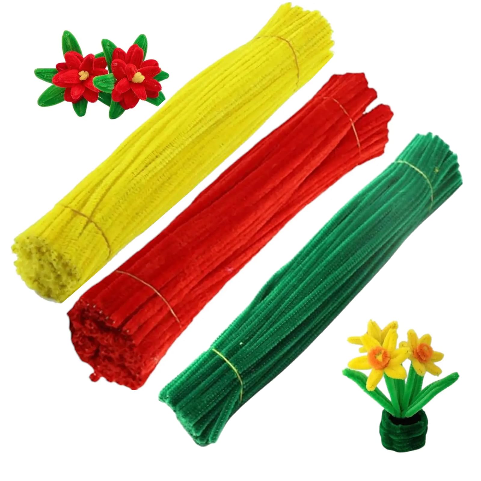 Chenille Pipe Cleaners - 150 Pcs DIY Craft Supplies -10