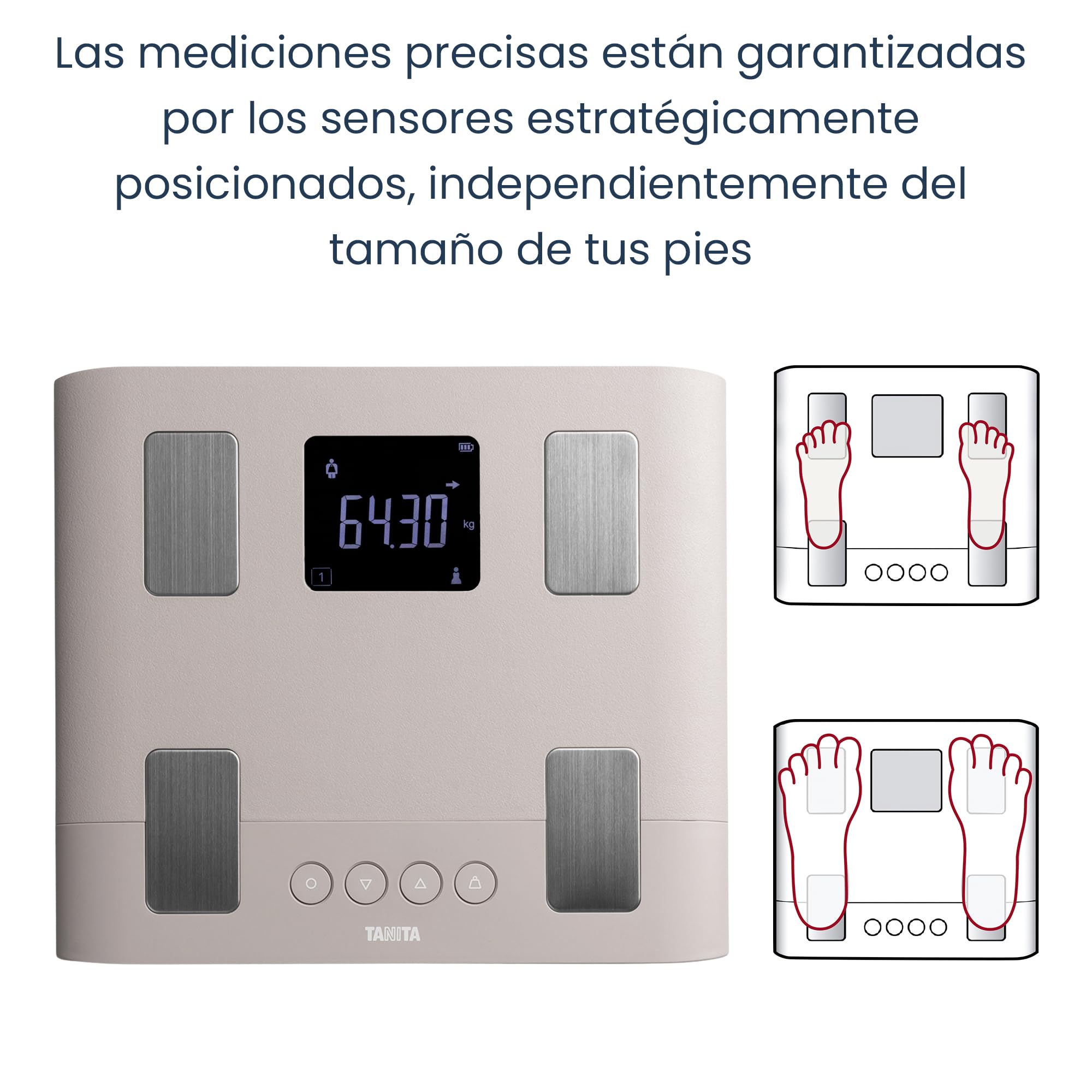 TANITA BC-333LE - Báscula de análisis corporal inteligente para toda la familia, promueve una imagen corporal positiva