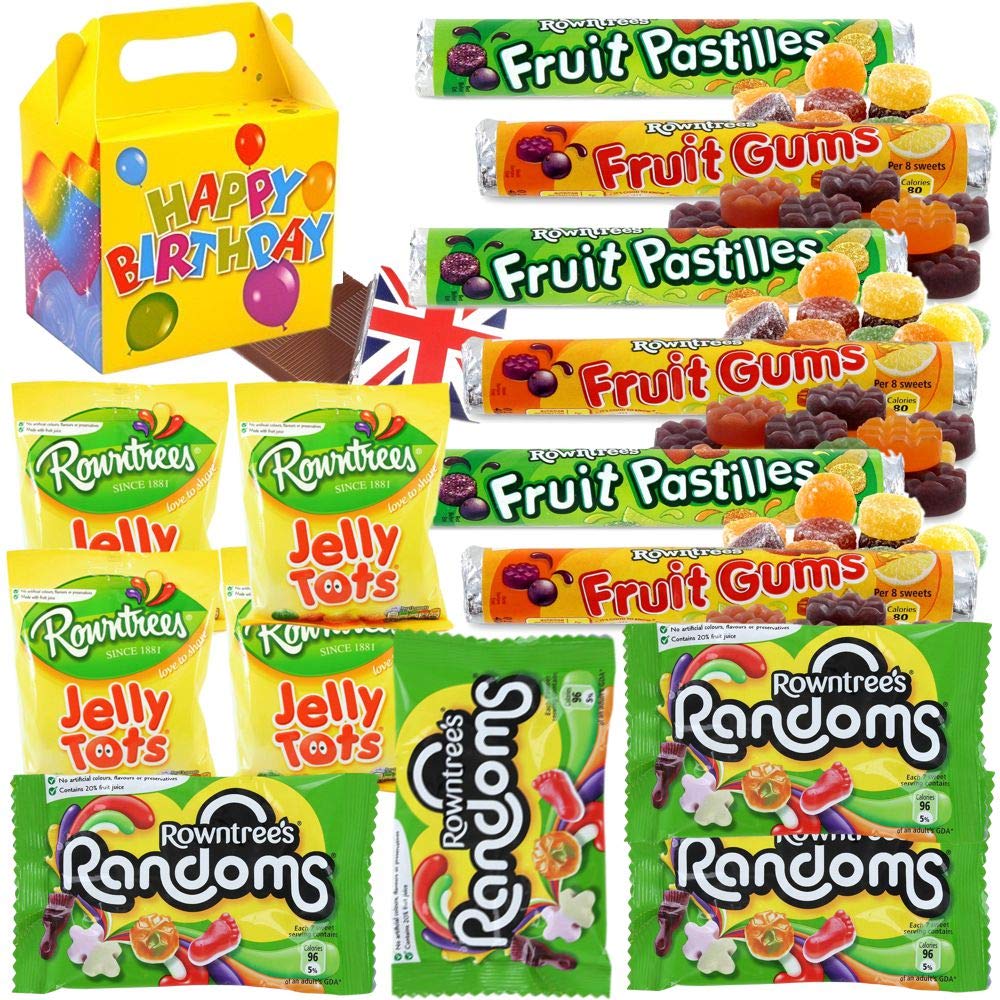 Rowntree Selection Box 16 Candy Treats Rowntree Fruit Gums X4 ...