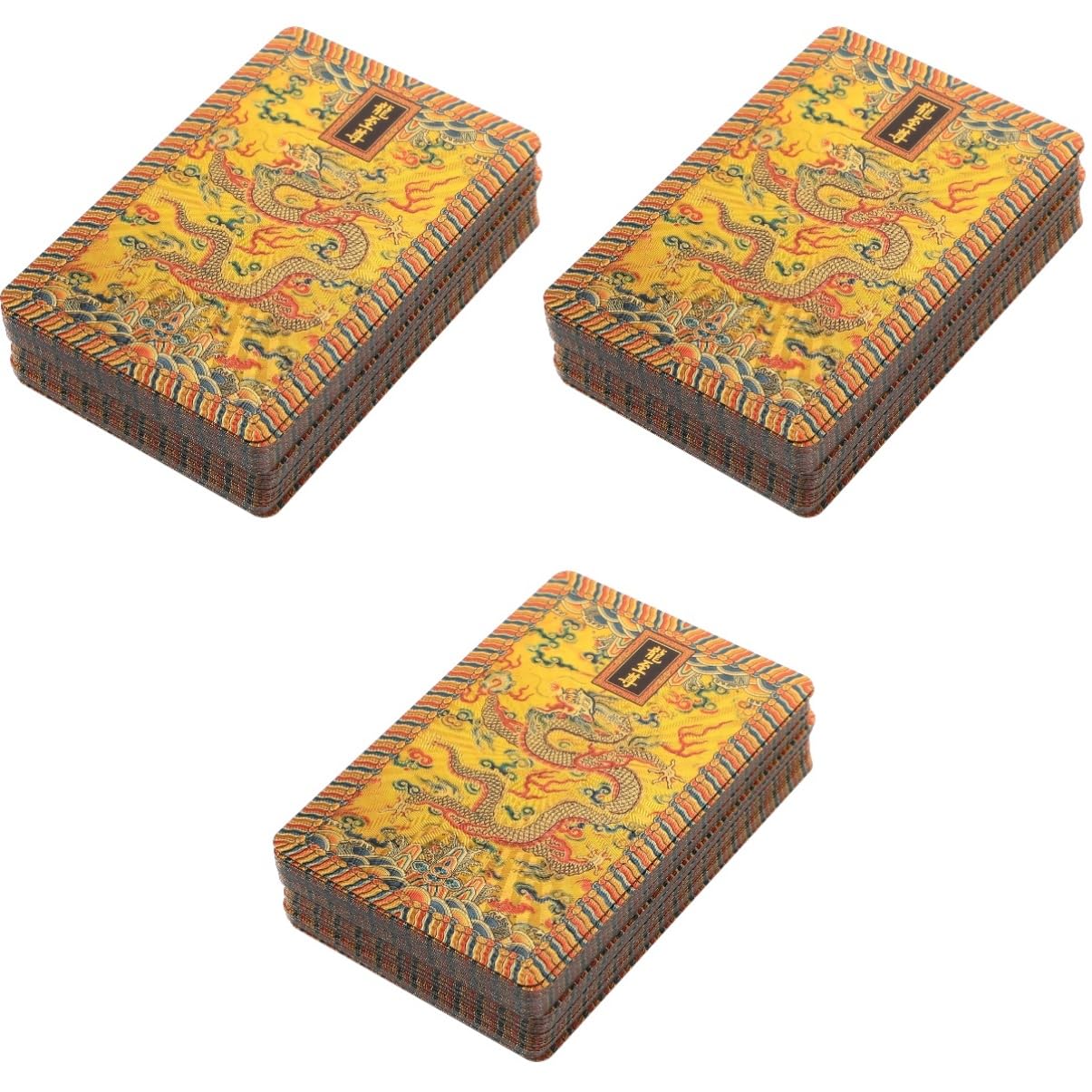 VICASKY 3 confezioni di pellicole dorate, carte da gioco, accessori per feste, segnaposto in plastica, divertenti carte da gioco per feste