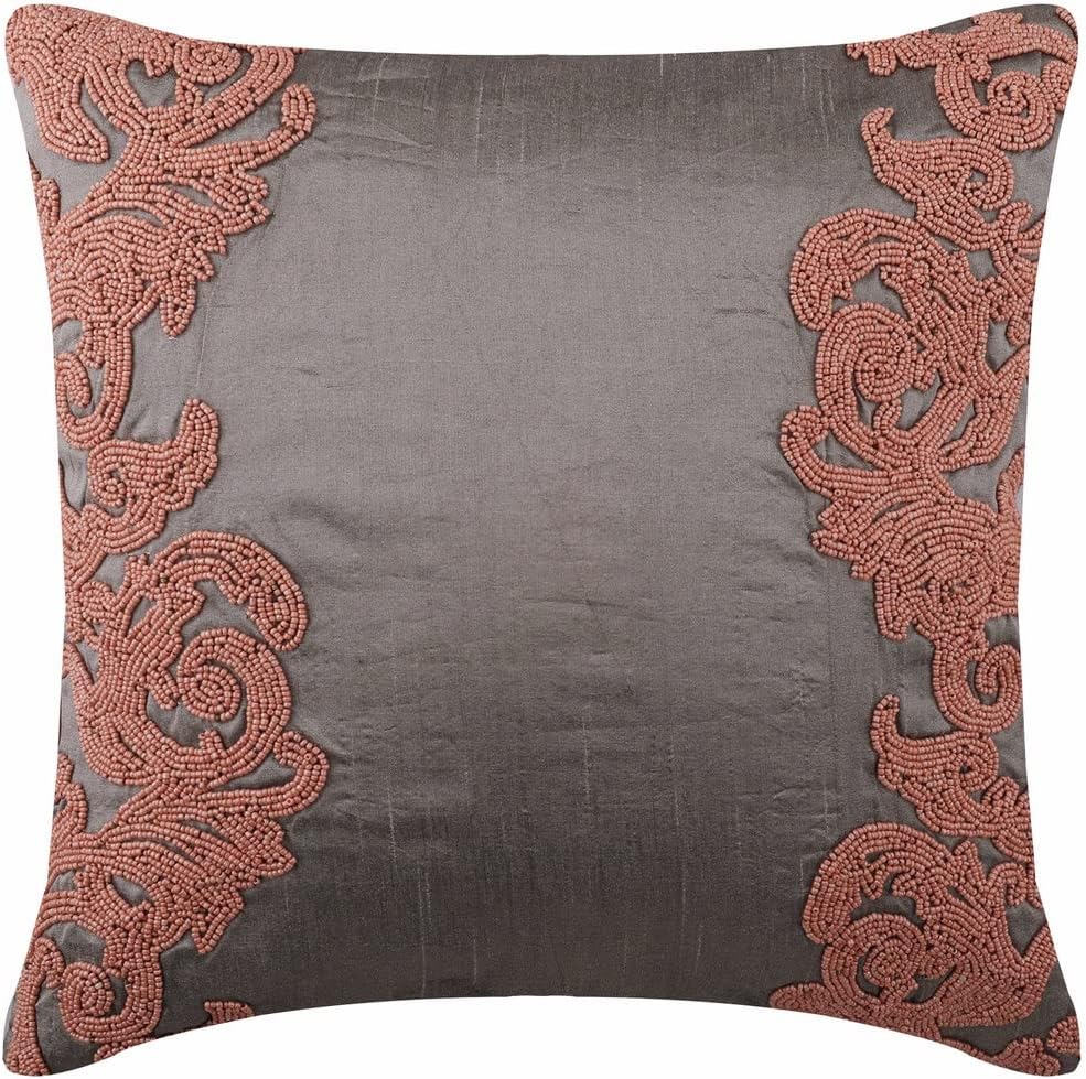 The HomeCentric Decorative Pillow Covers, Silver Decorative