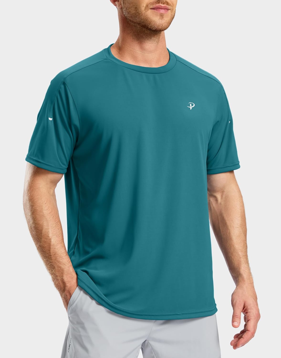 Pudolla Men's Workout Running T-Shirts Lightweight Quick Dry Athletic Gym Shirts for Men Short Sleeve Sport Tee Tops - Image 2