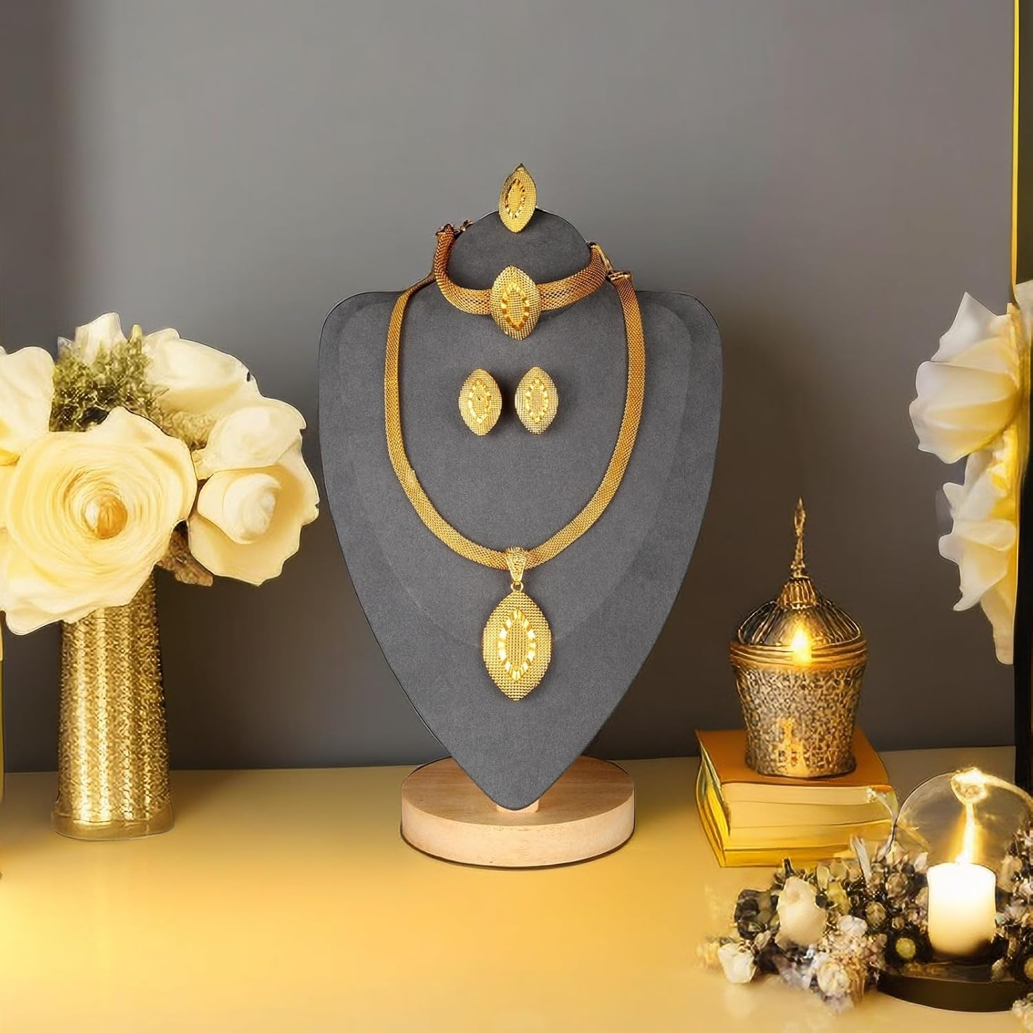 24k Gold Plated Jewelry Sets for women African Accessories for women African Jewelry Dubai Set