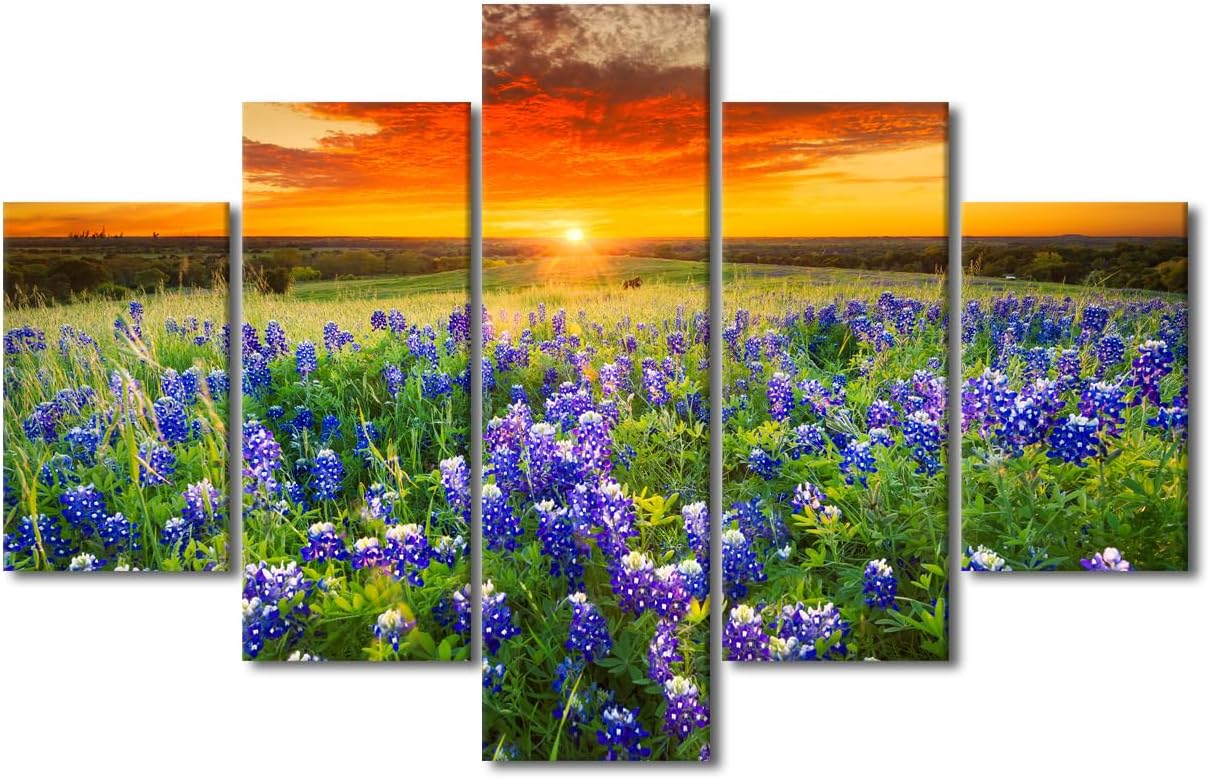 Wall Art Texas Pasture Filled with