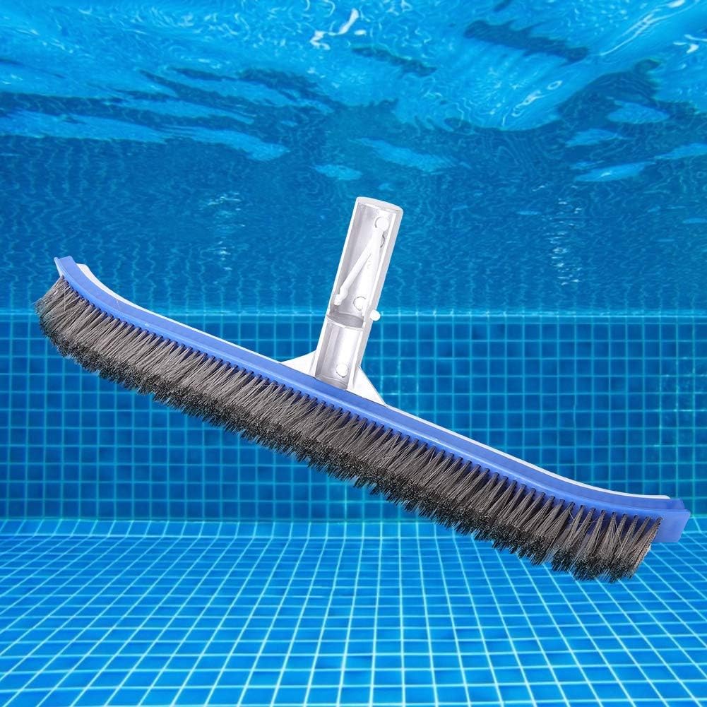 Aluminium Swimming Pool Cleaner l Durable Aluminum Alloy Pool Brush Plastic Pool Wall Brush Wire Brush for Swimming Pool