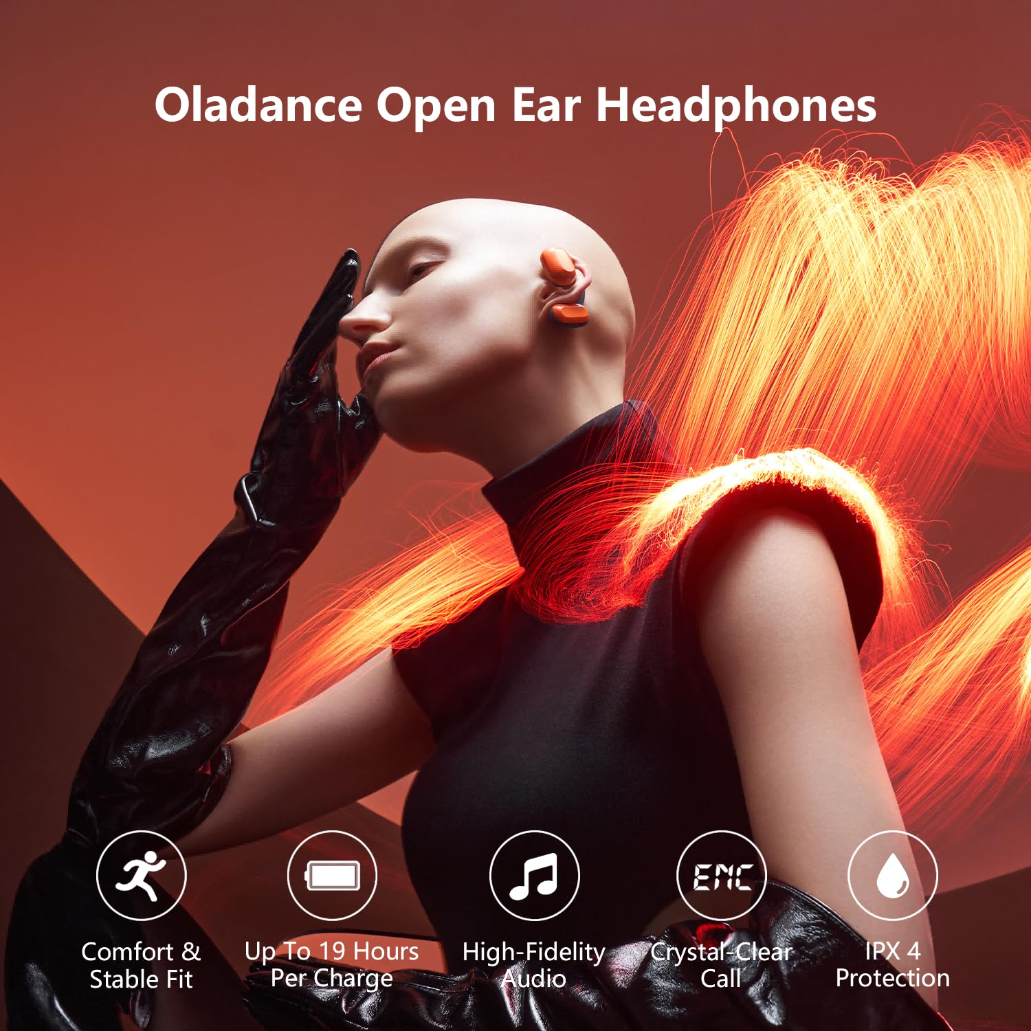 Amazon.co.jp: Oladance OWS1 オープンイヤー ワイヤレスイヤホン 