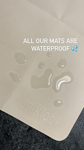 Miniatura 9 de Uniklook Cambiador portátil de cuero para bebé, tela de piel vegana, cambiador de bebé de viaje, cambiador de bebé, tapete cambiador de pañales